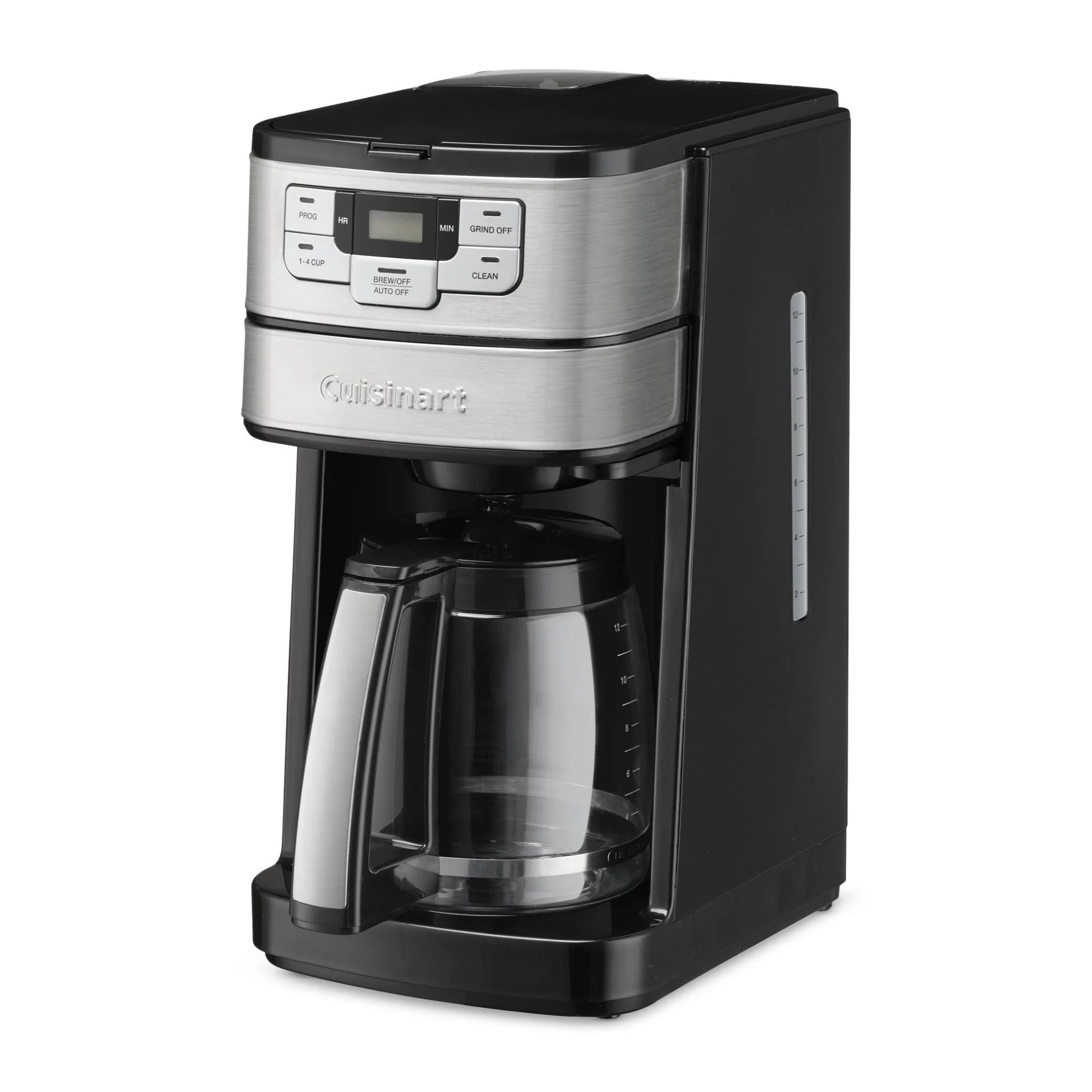 Cuisinart Automatic Grind and Brew 12-Cup Coffeemaker w/ Descaling Powder Bundle