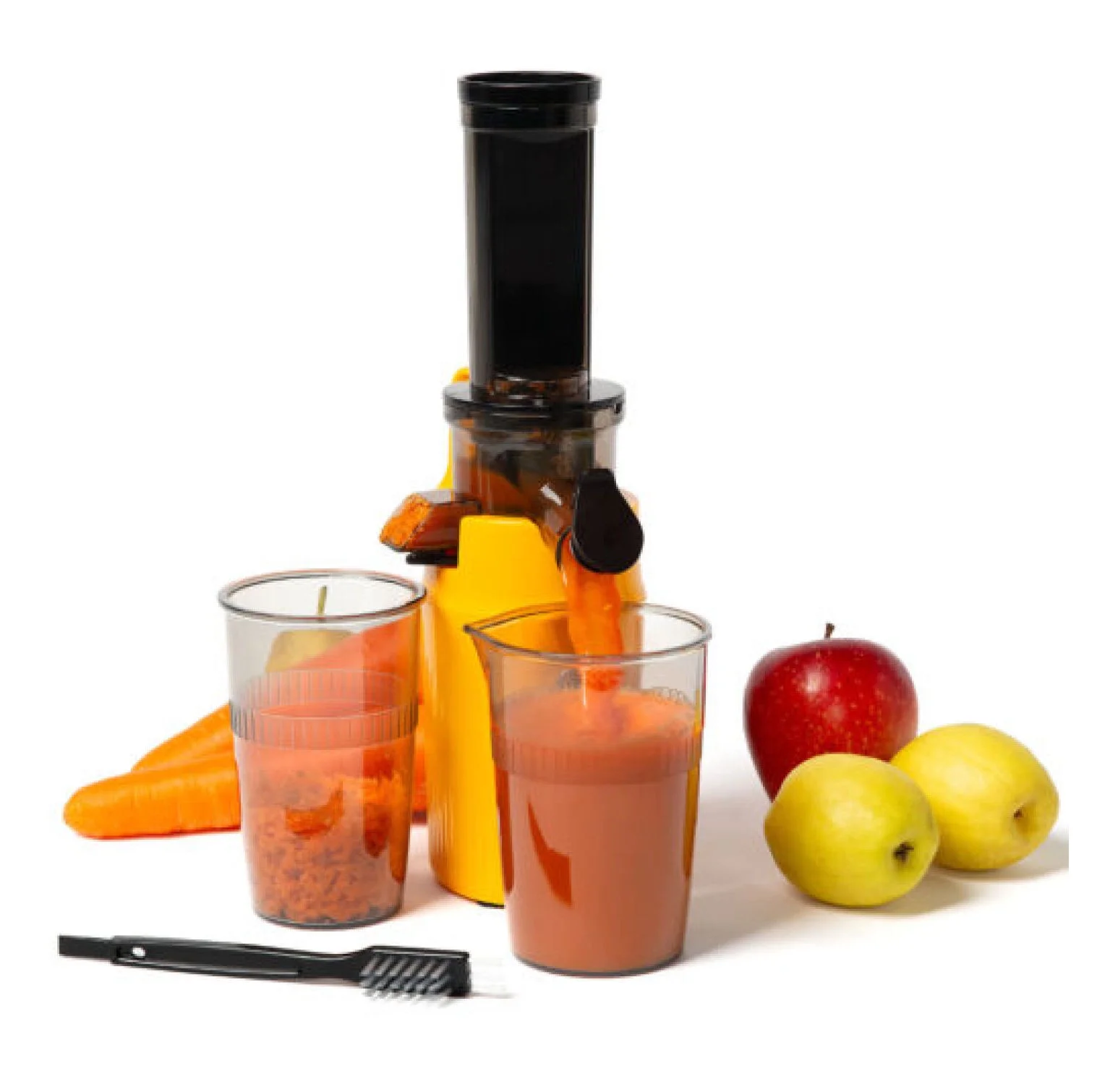 CLkPde Essential Ginnie Juicer Compact Small Cold Press Juicer 60RPM Low Speed