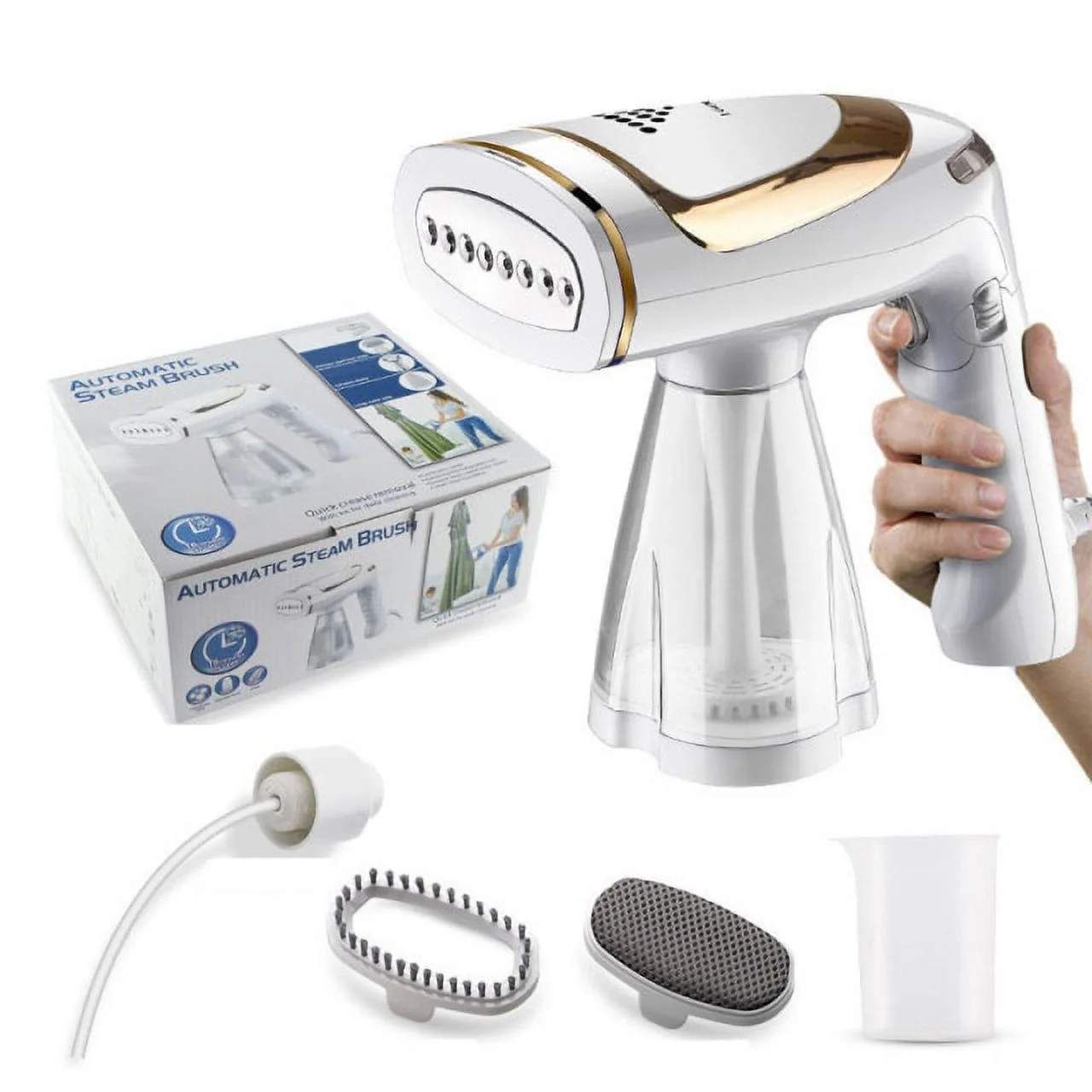 Handheld Garment Steamer for Clothes 1600W Powerful Electric Steam Iron Foldable Portable Traveling Clothes Steamer