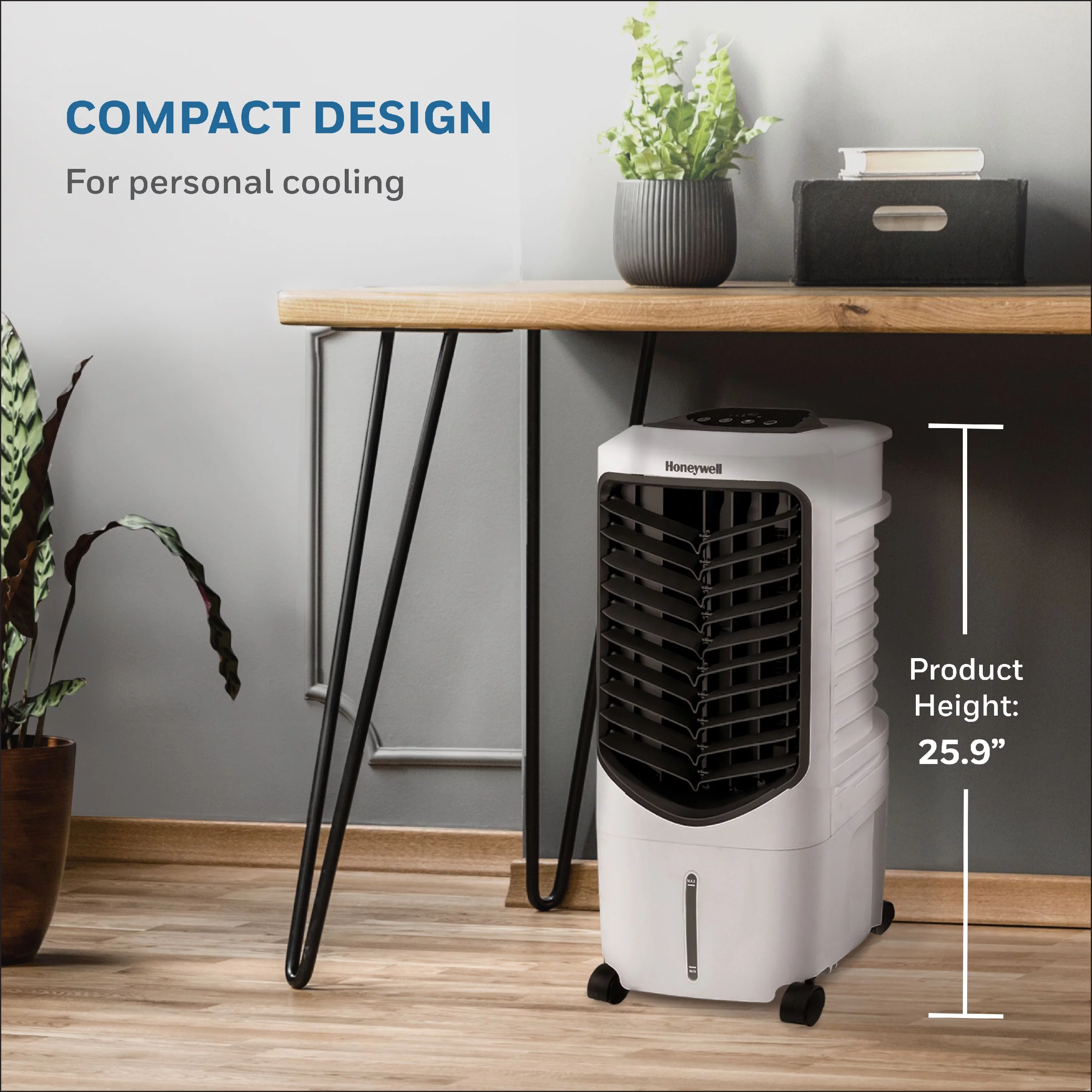 Honeywell Quiet 120 V White Indoor Portable Evaporative Air Cooler