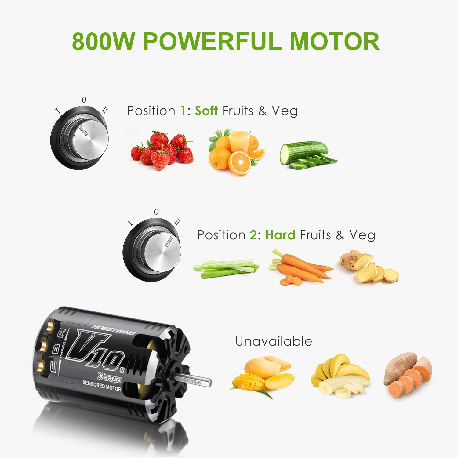 Centrifugal Juicer Machines 800W with Large 3'' Feed Chute for Whole Fruits & Vegetables Easy to Clean with Brush, Juilist Juice Extractor 304 Stainless Steel with Dual Speeds, Anti-Drip & BPA-Free