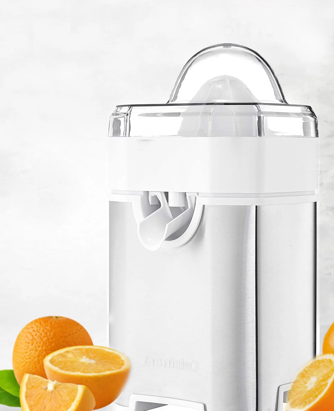 Citrus Juicer for Oranges Lemons - Juicer Squeezer with 3 Speed Modes (White)