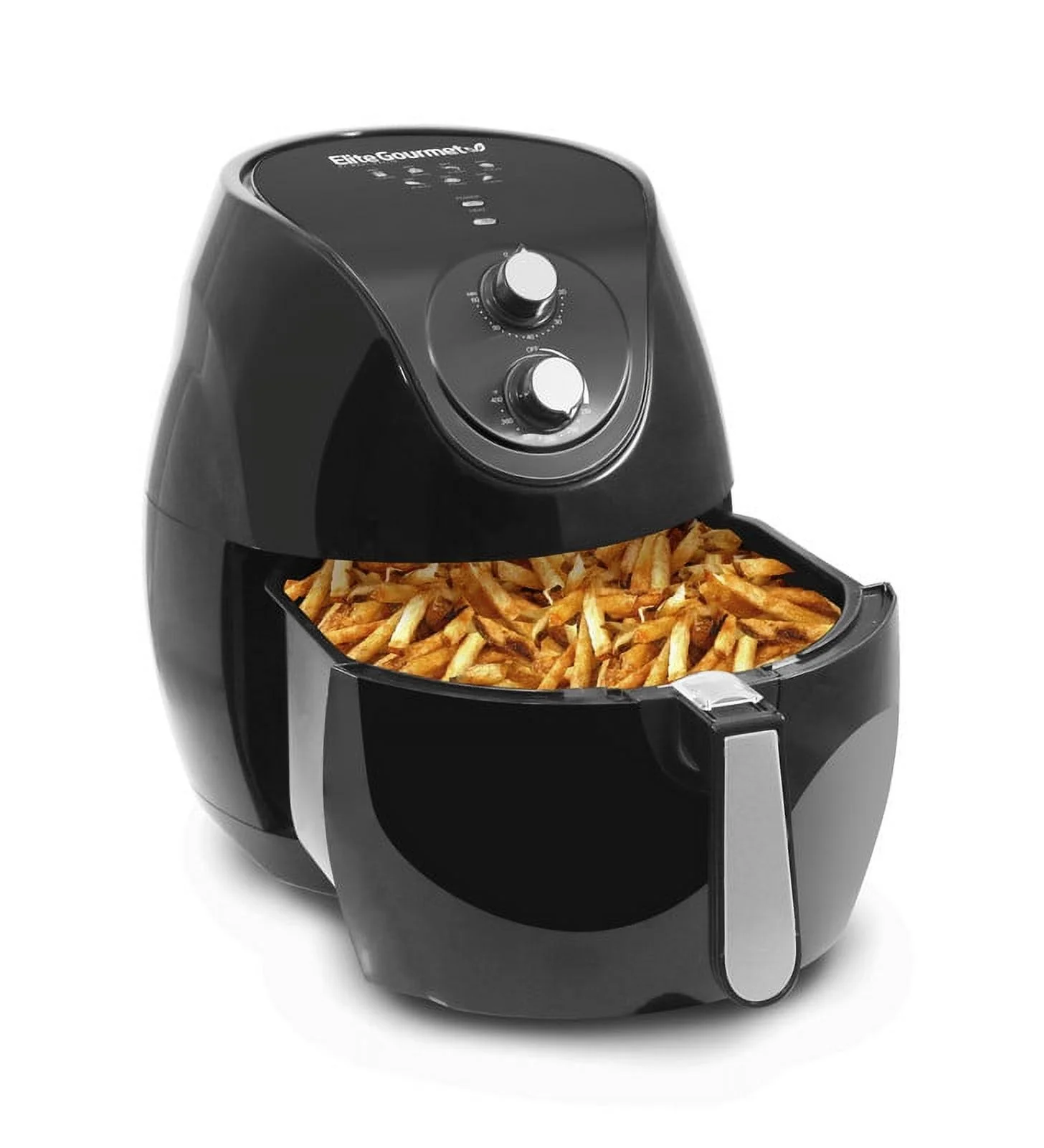 Elite Platinum 6.5qt Air Fryer with Adjustable Timer and Temperature EAF-658