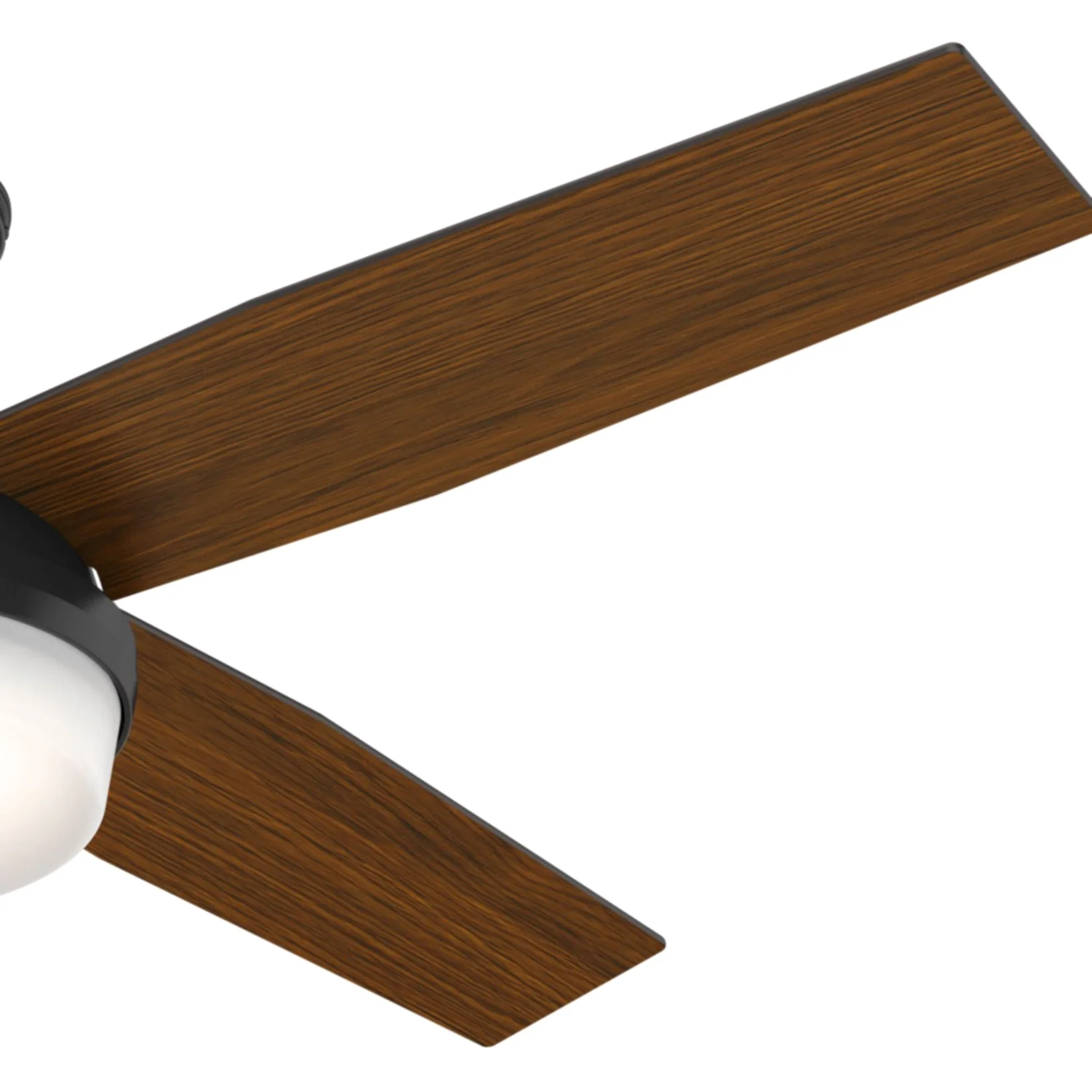 Hunter Fan Company 59251 Dempsey Ceiling Fan w/ LED Light and Remote, Black