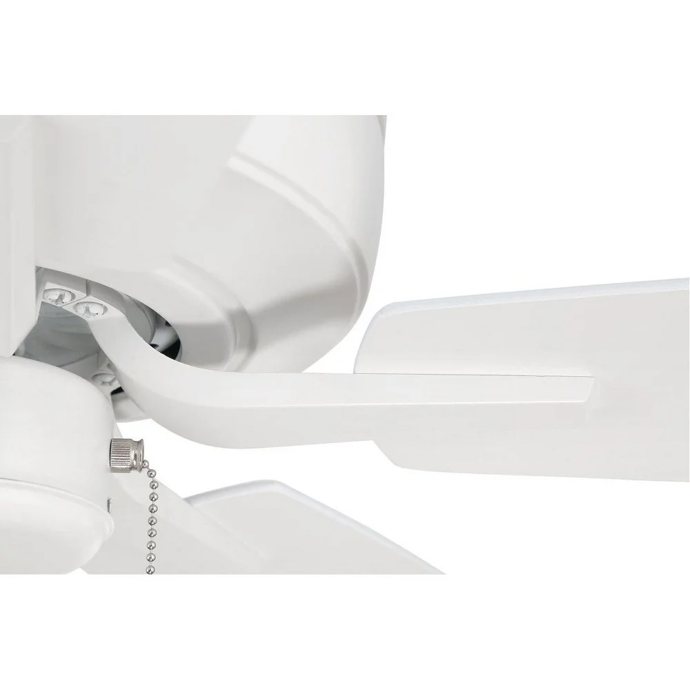 Craftmade P525-52 Pro Plus 52' 5 Blade Indoor Ceiling Fan - White / Washed Oak