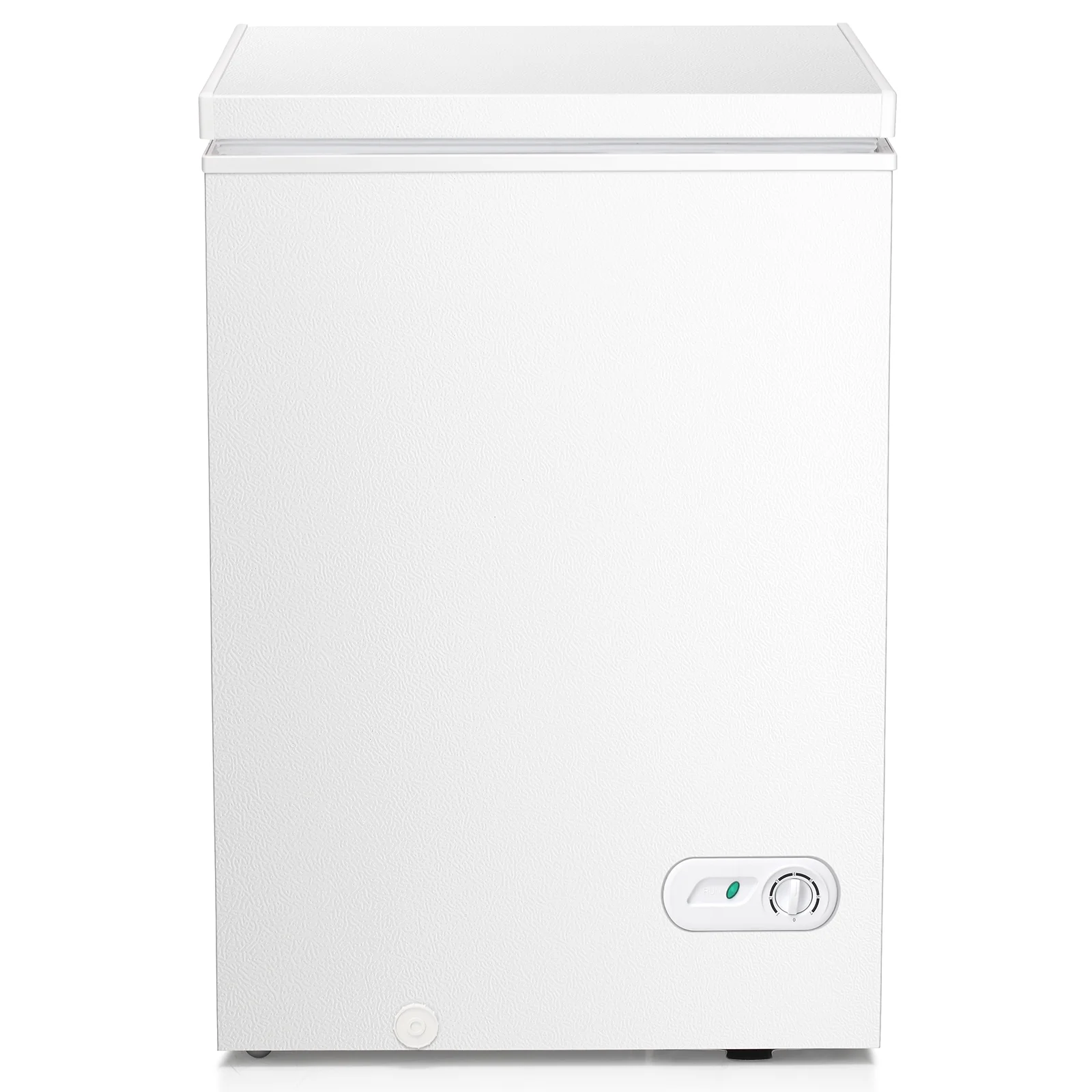 Besttey 3.5 Cu.ft Chest Freezer w/ Removable Storage Basket & Top Open Door, Energy Saving, White