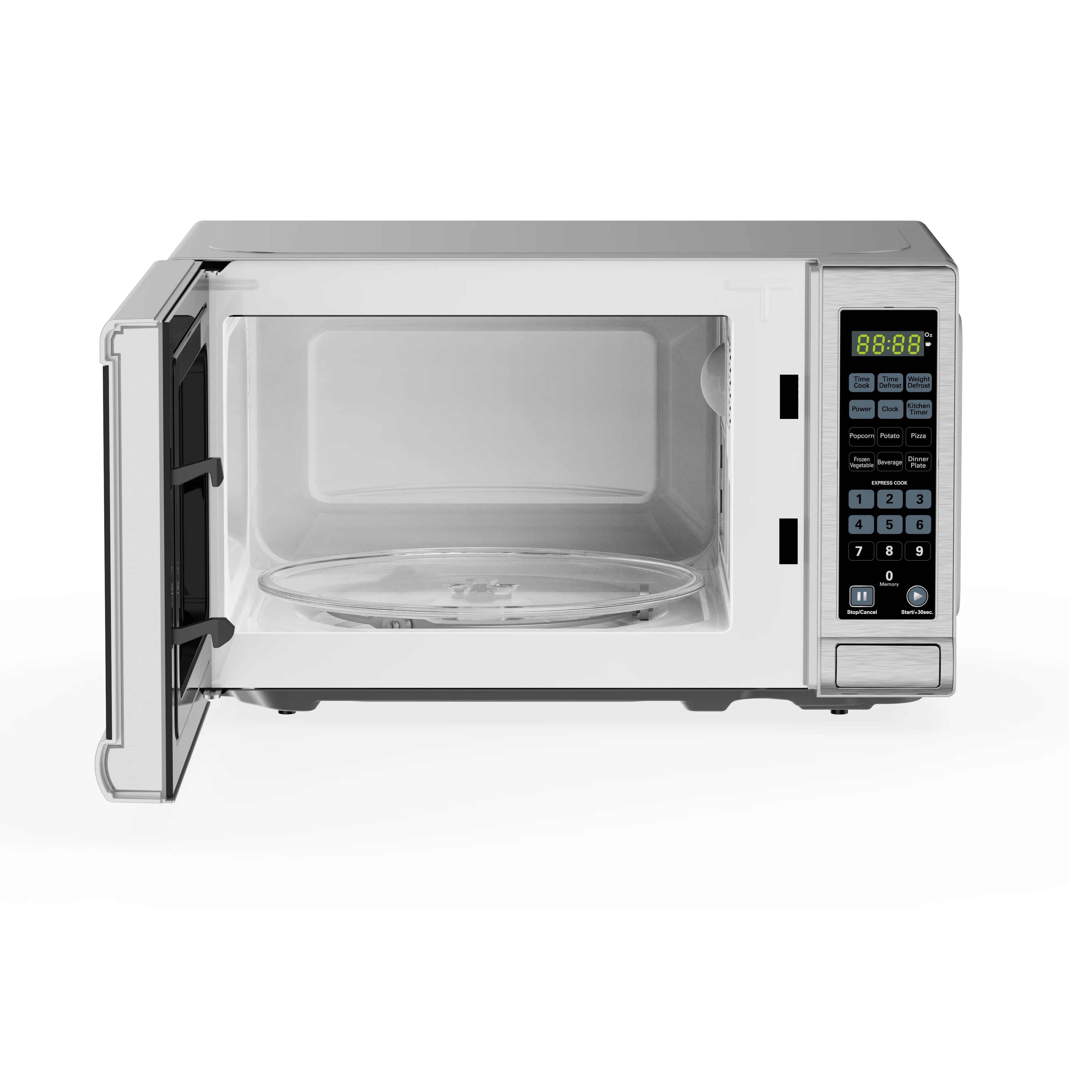 Black+Decker 0.7 Cu. Ft. Digital Microwave, Stainless Steel