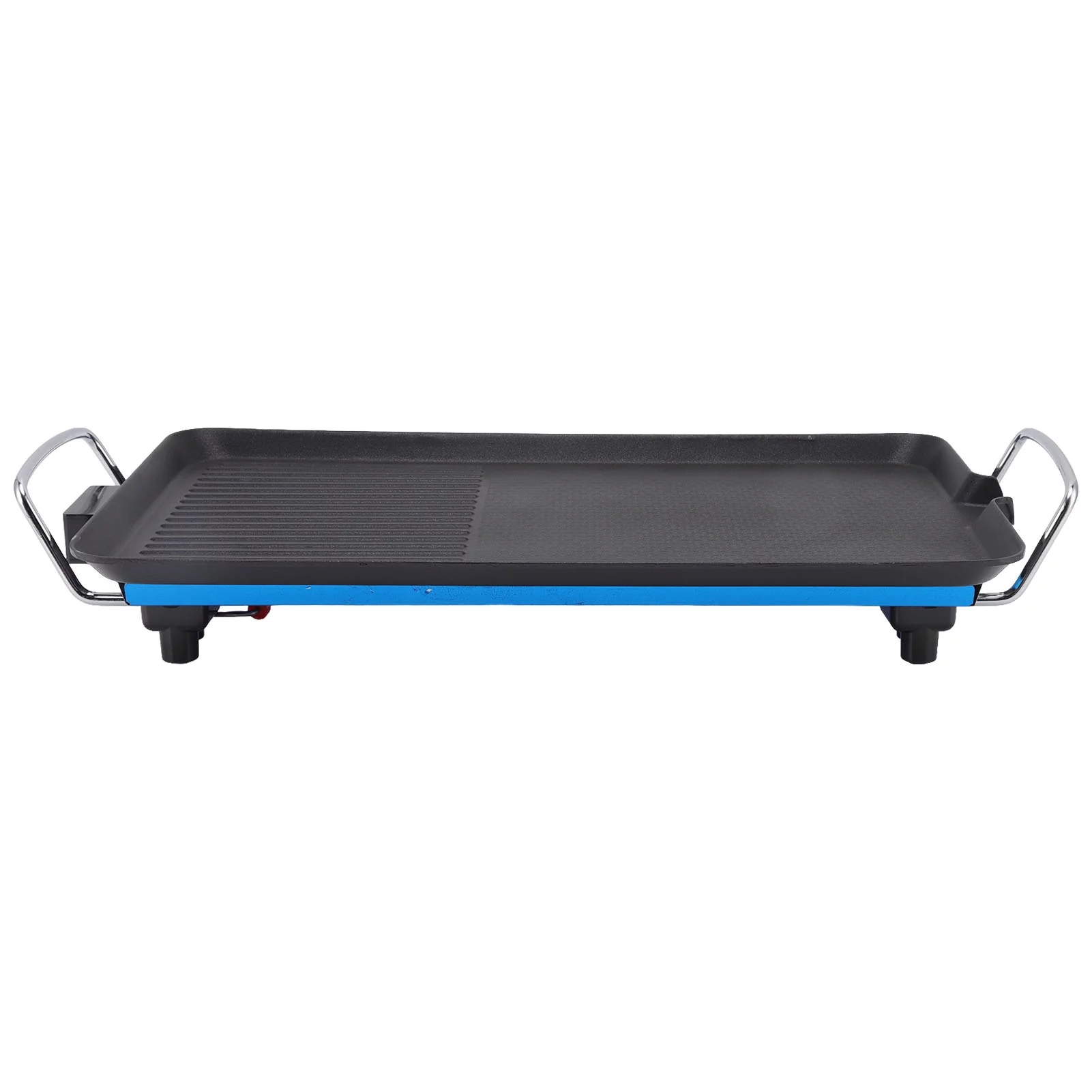 Flash Sale Smokeless Electric Grill Prevent Sticking Multifunctional Indoor Electric Grill with Handles for Home US Plug 110V L 48x27cm/18.9x10.6in
