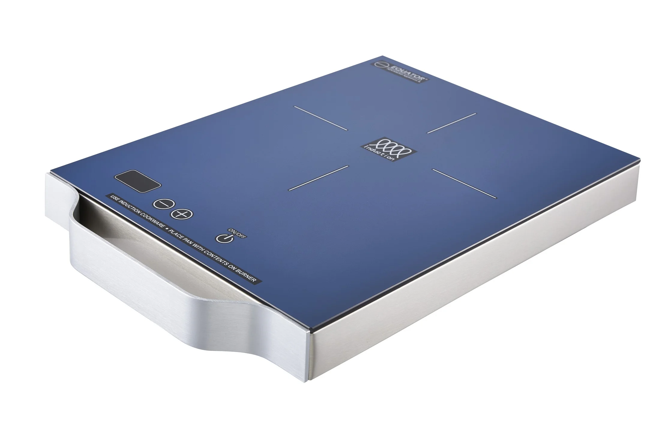Equator Advanced Appliances Equator 11inch Portable, Single-Burner Induction Cooktop - with Handle