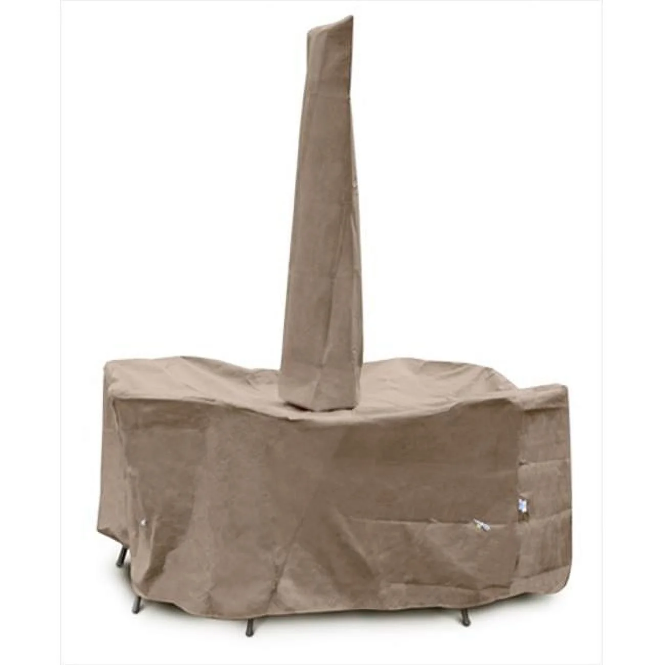 KoverRoos KoverRoos III Taupe Table Dining Set Cover with Umbrella Hole