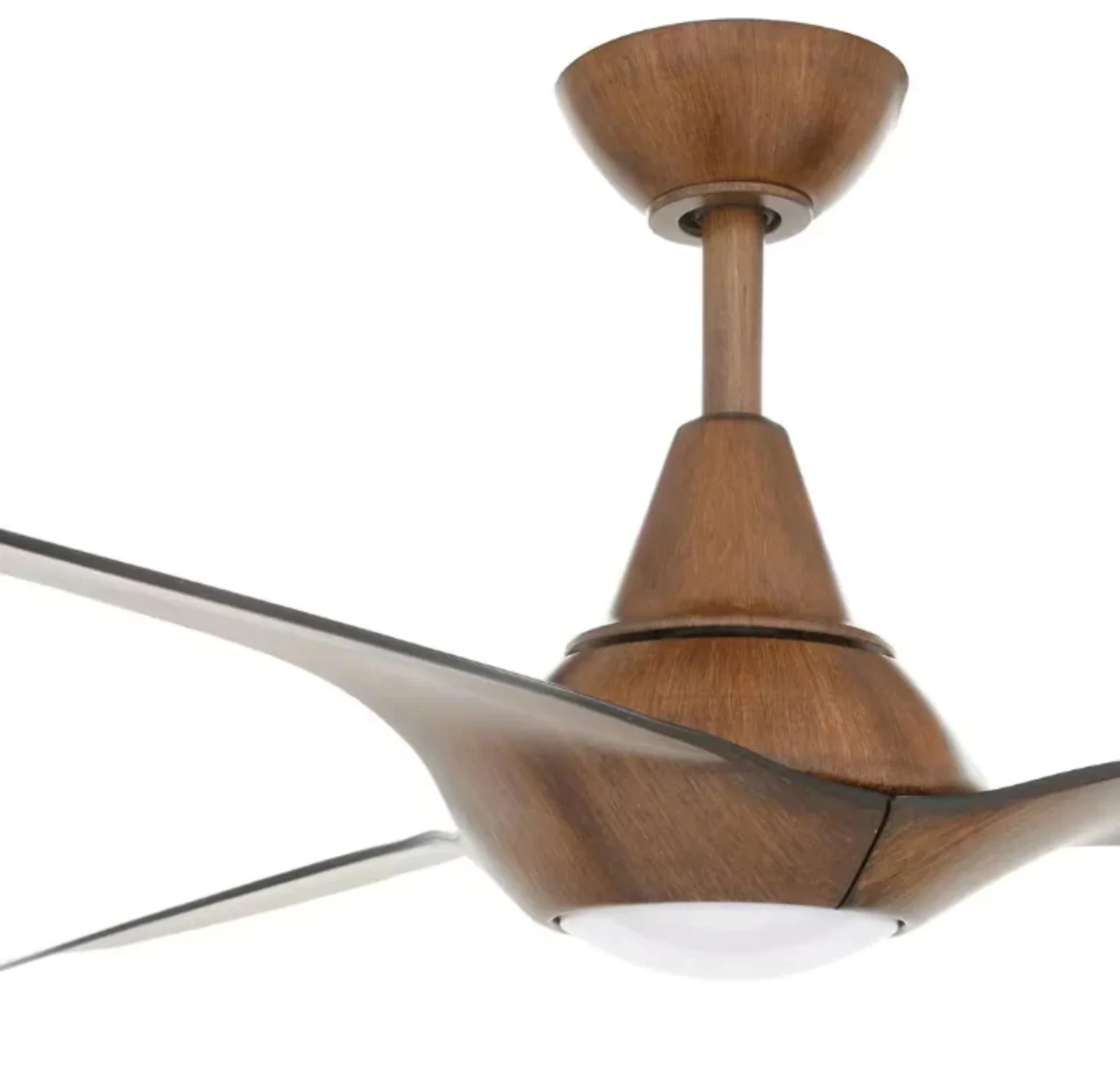 AIRE by MINKA Tidal Breeze 56 in. LED Indoor Distressed Koa Ceiling Fan with Light and Remote Control