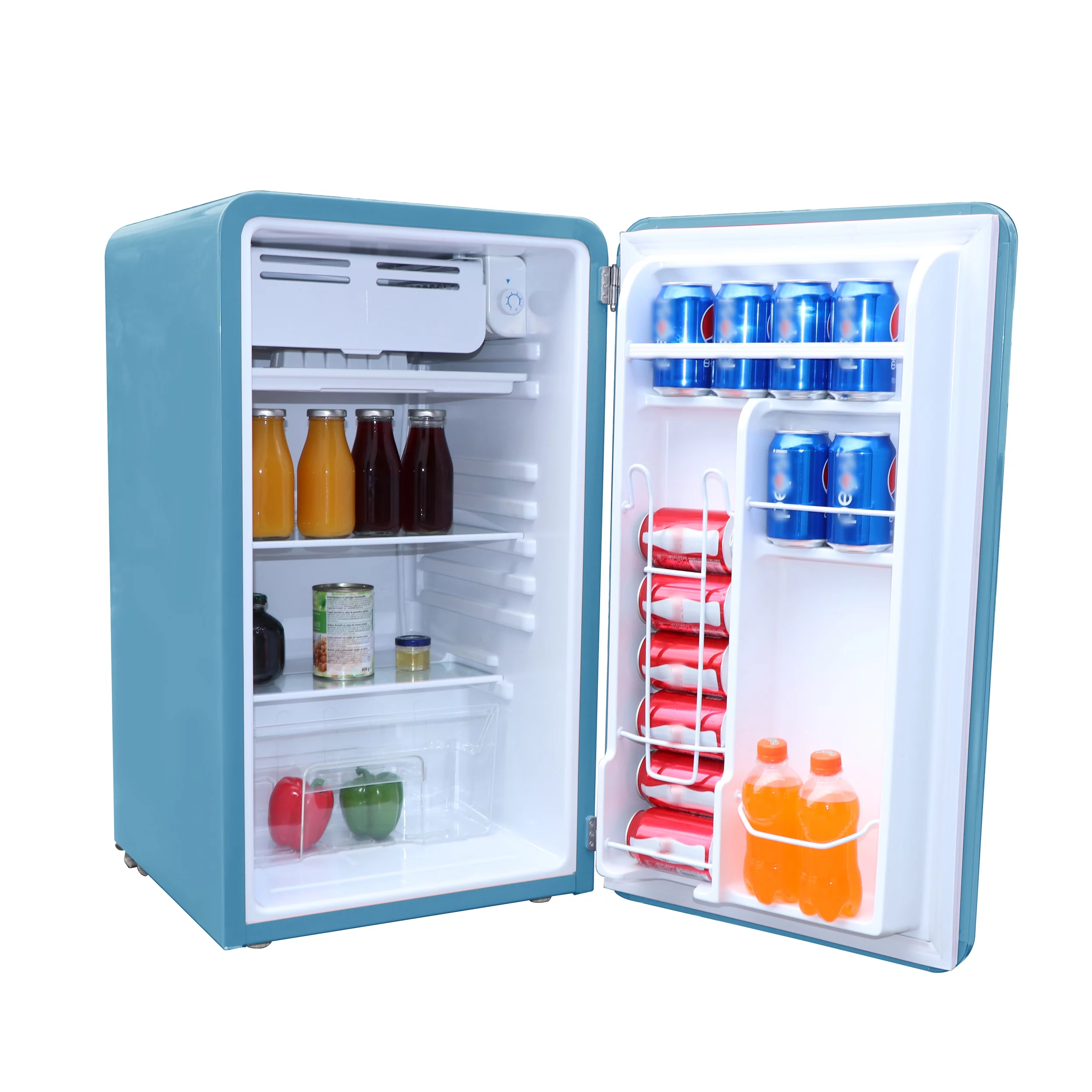 Frigidaire 3.2 Cu. ft. Single Door Retro Compact Refrigerator EFR372, Blue