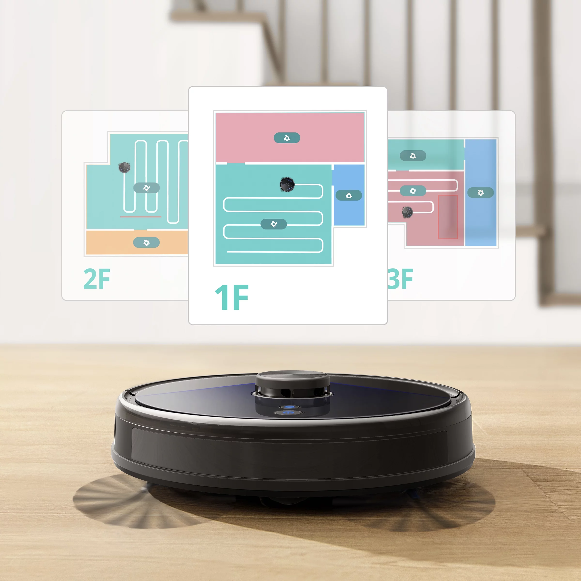 eufy LR20 Robot Vacuum, Laser Navigation for Precise Cleaning, 3000Pa Suction, T2192J11, New