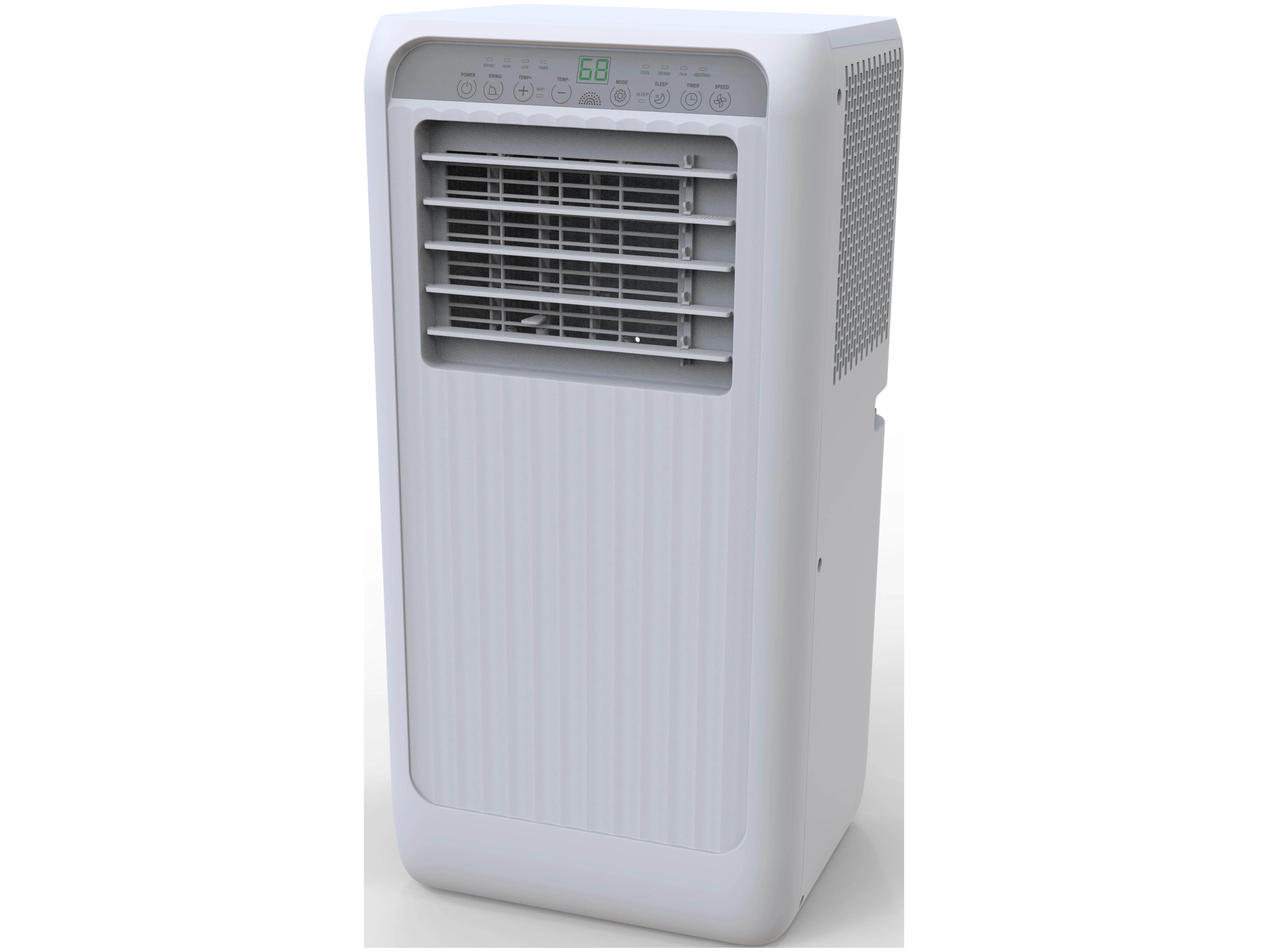 14000 BTU Portable Air Conditioner - Easy to Move AC Unit for Rooms up to 450 Sq Ft - with Powerful Cooling Fan, Reusable Filter, Auto Shut Off
