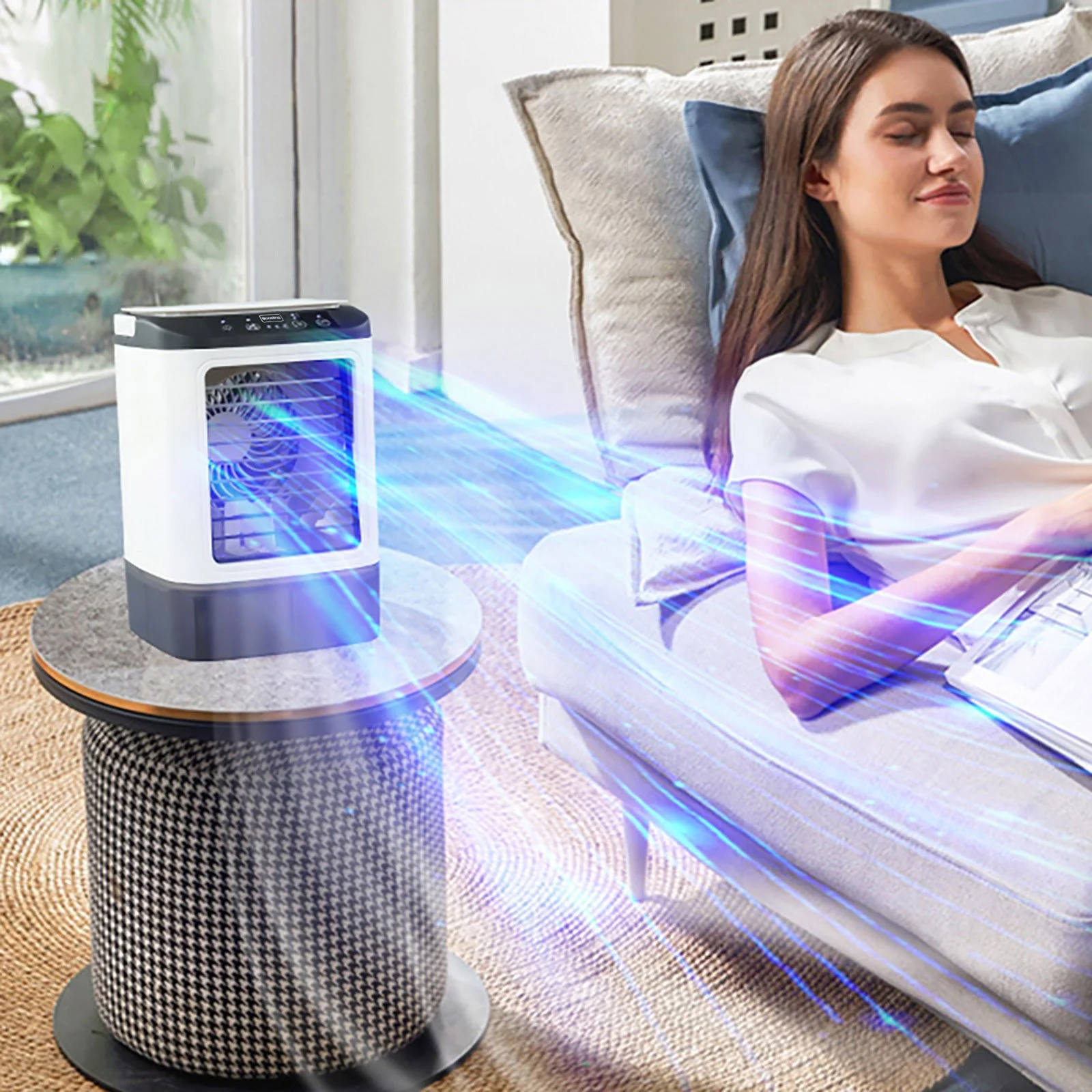 Buodes Summer Savings Clearance Portable Conditioner, Evaporative Cooler In 3 Speed, Usb Conditioner With Humidifier For Home Office, Bedroom