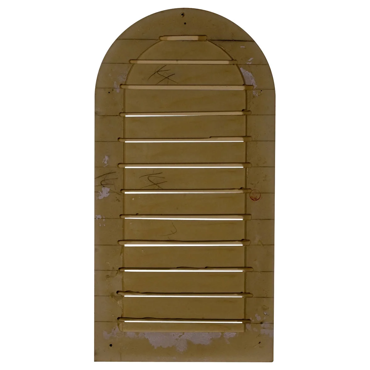 12'W x 24'H x 1 1/4'P, Cathedral Gable Vent Louver, Functional