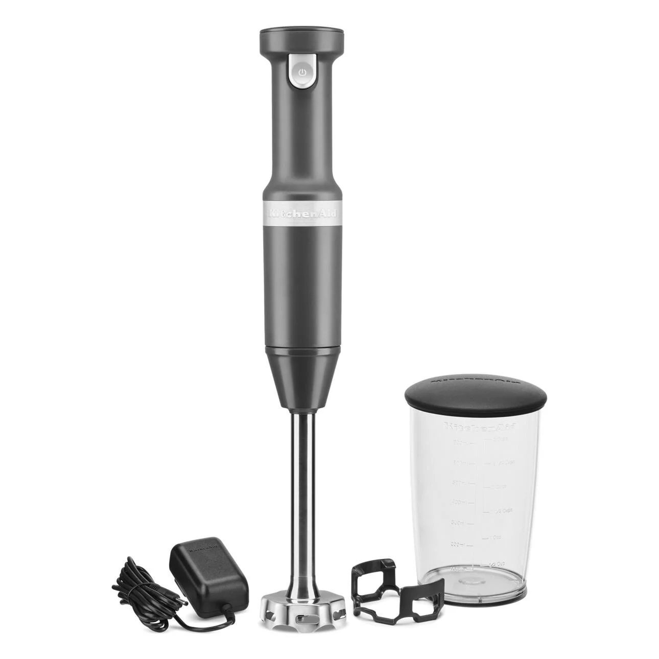 KitchenAid Cordless Variable Speed Hand Blender, Charcoal Grey, KHBBV53