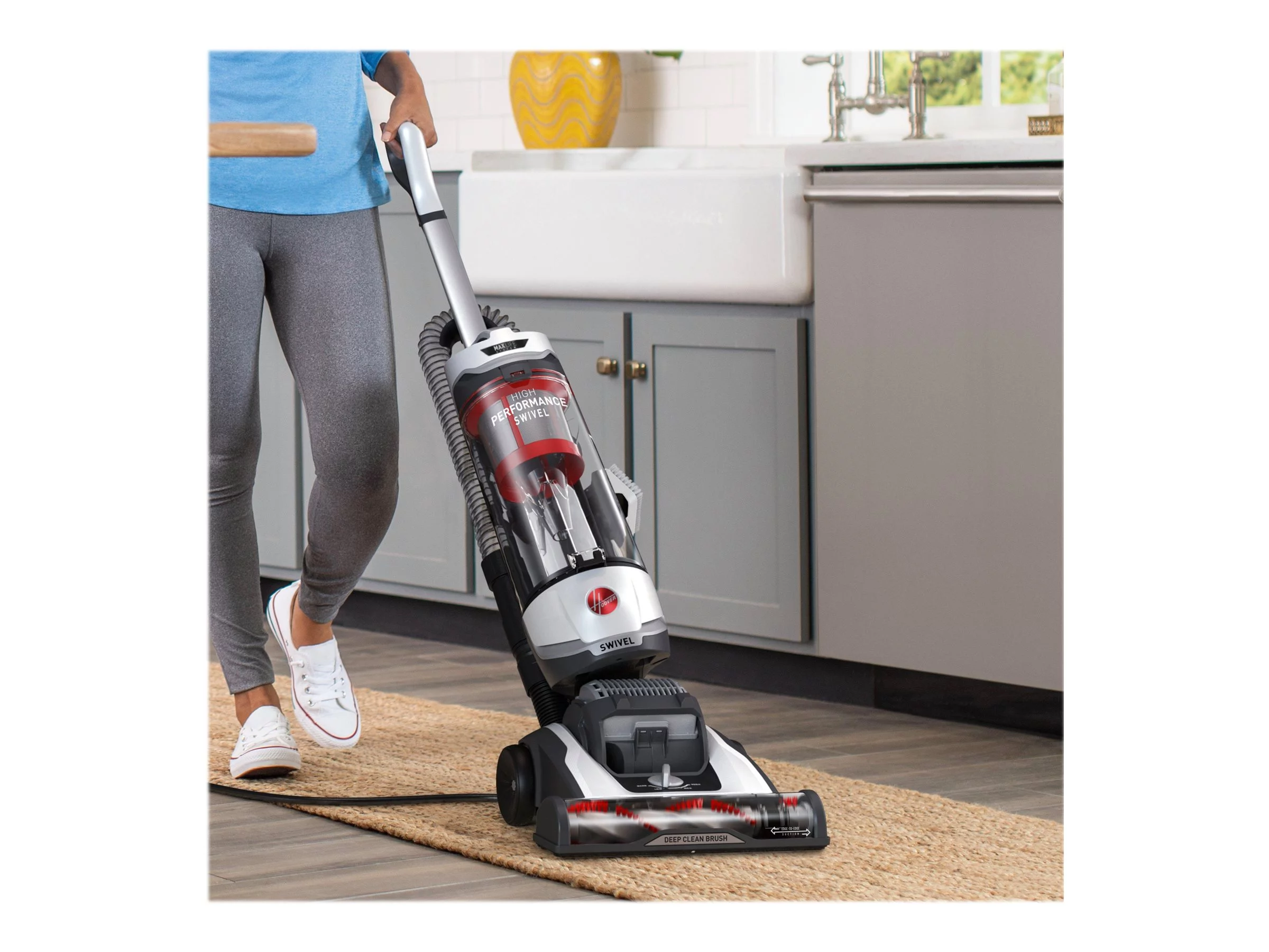 Hoover High Performance Swivel Upright Vacuum Cleaner