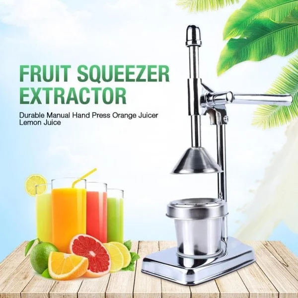 HUICH Durable Manual Hand Press Orange Juicer Lemon Juice Fruit Squeezer Extractor