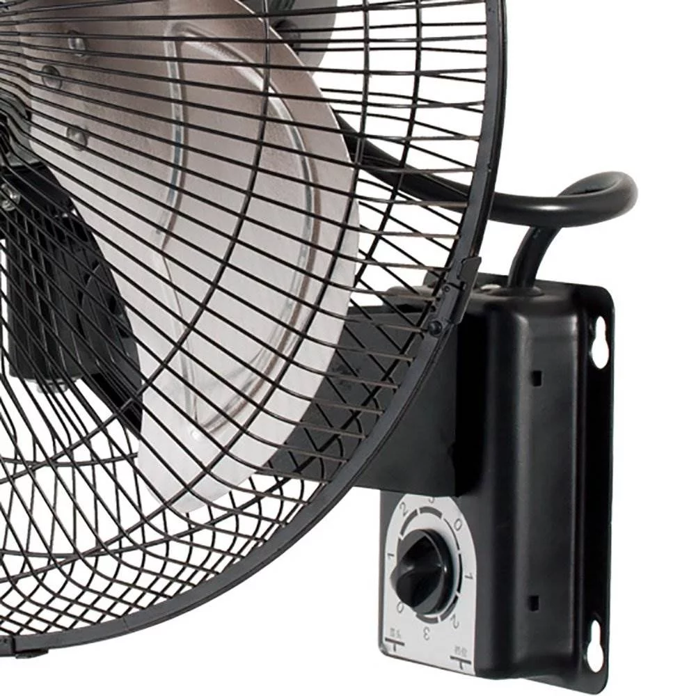 Open Box Active Air Heavy-Duty 16 Inch 3 Speed Metal Wall Mount Tilting Fan