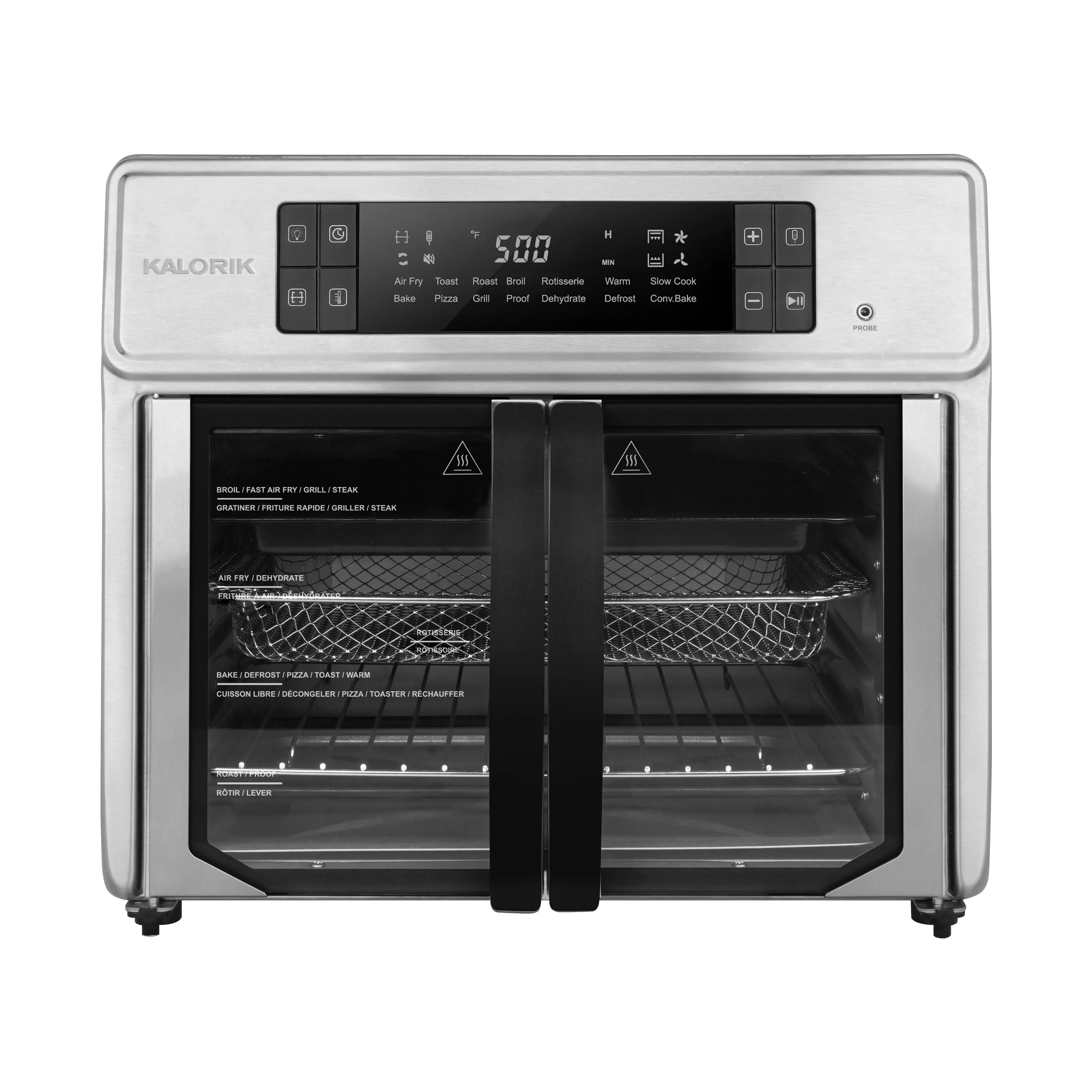 Kalorik MAXX? Advance 26 Quart Digital Air Fryer Oven with 9 Accessories AFO 52425 OW
