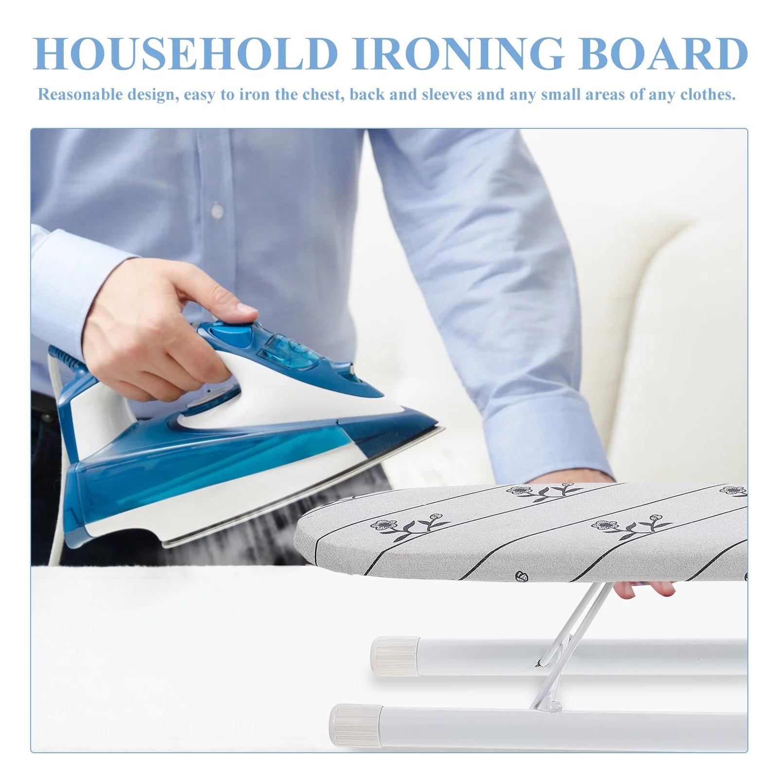 3pcs Mini Ironing Board Foldable Iron Board Tabletop Clothing Ironing Board for Home