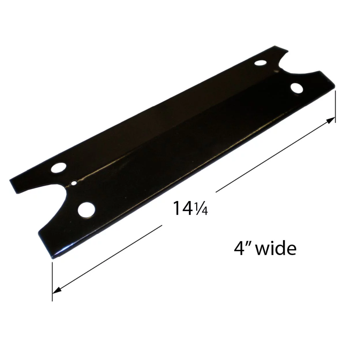 14.25' Black Heat Plate for Brinkmann and Outdoor Gourmet Gas Grills