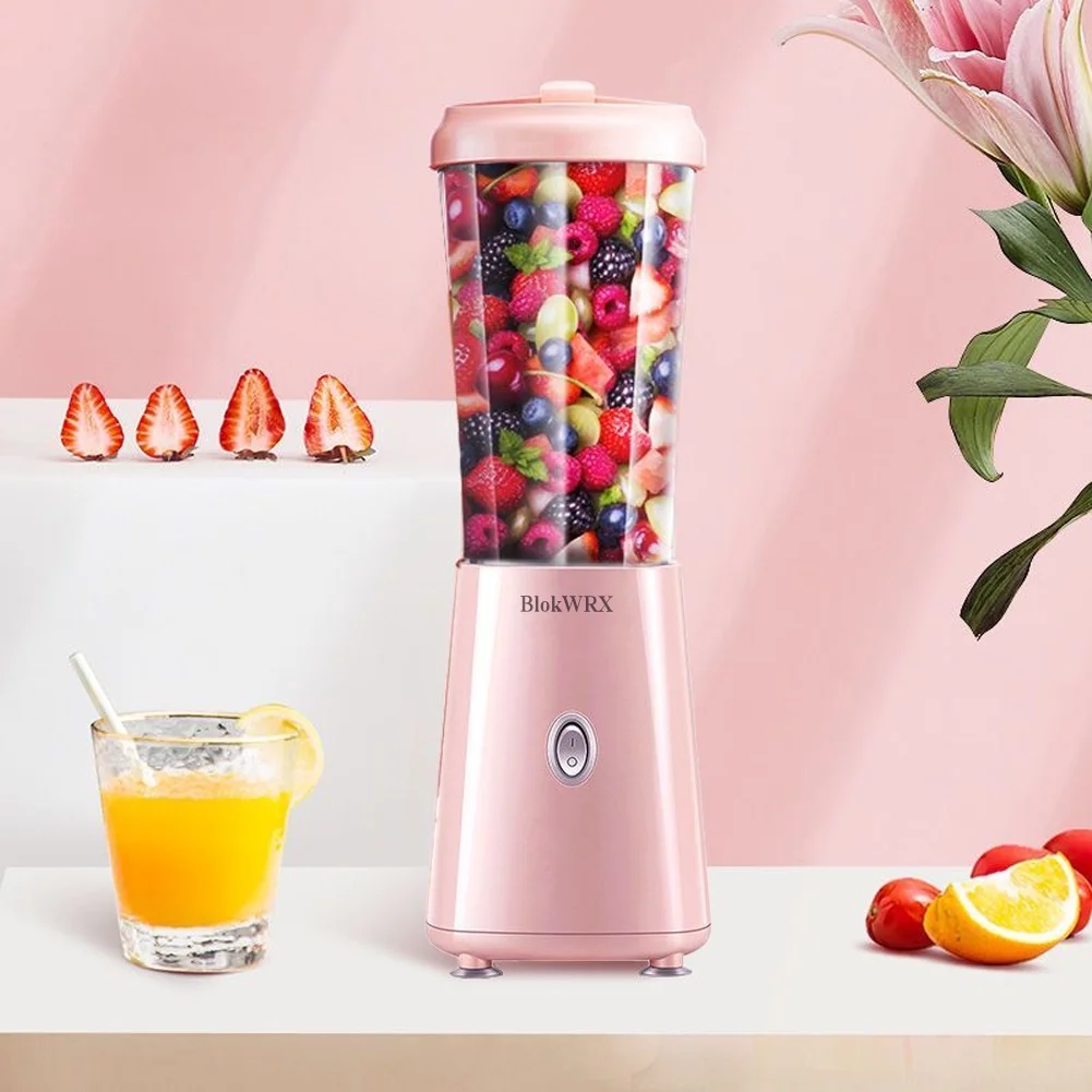 BlokWRX Electric Juicers, Electric Fruit Squeezers for Household Purposes, Portable Electrical Juice with 4 Blades