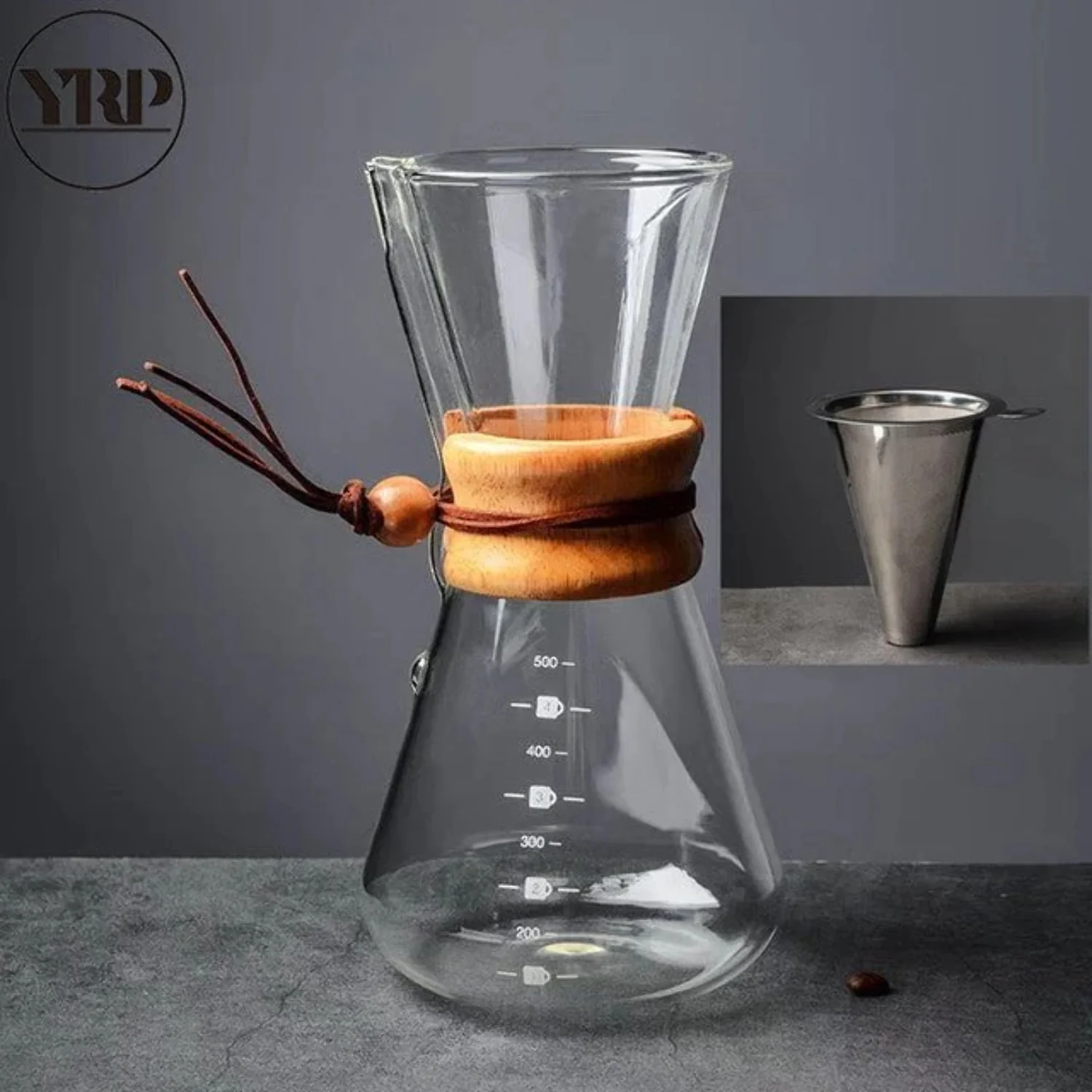 Cold brew coffee maker Glass Kettle Reusable.