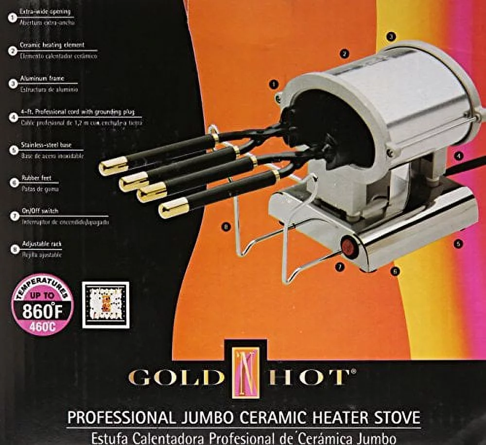 gold 'n hot gnh pro jumbo ceramic heater stove