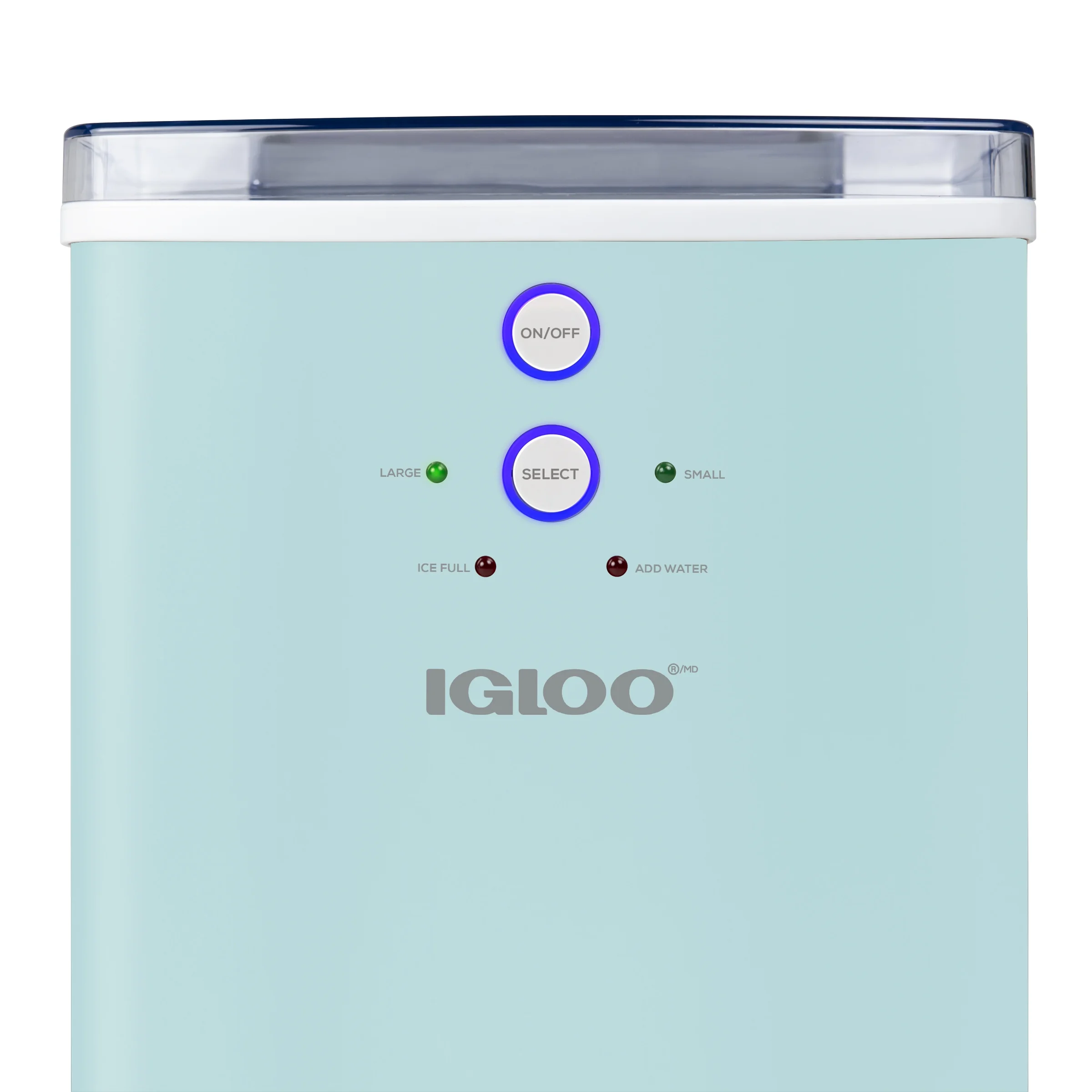 Igloo 33-Pound Automatic Portable Countertop Ice Maker Machine, Aqua