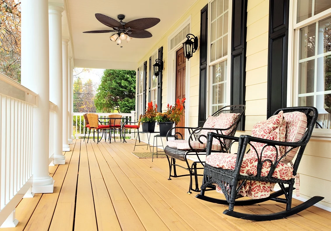 52' Honeywell Palm Island Bronze, Tropical Ceiling Fan with 4 Light