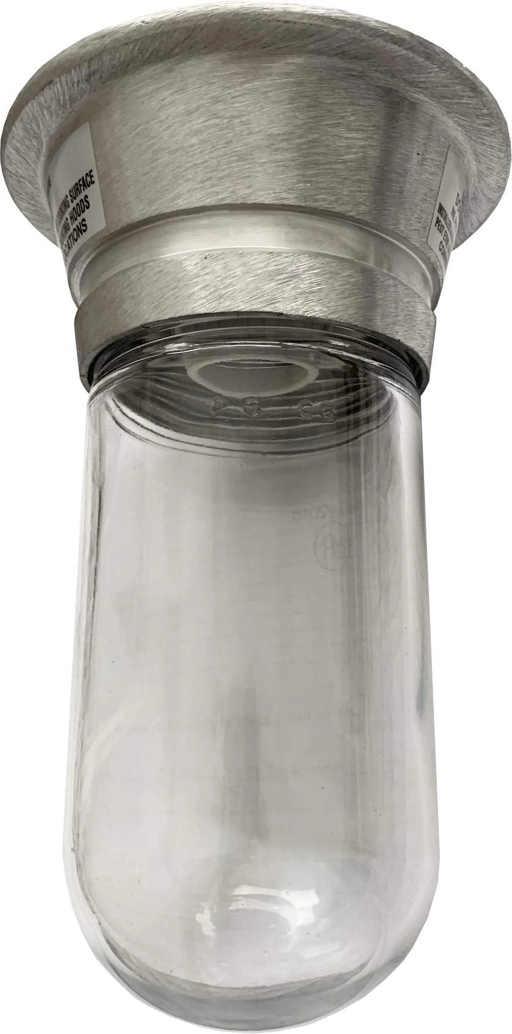 CAPTIVE-AIRE Restaurant Canopy Hood Light Fixture with Thermal and Shock Resistant Globe