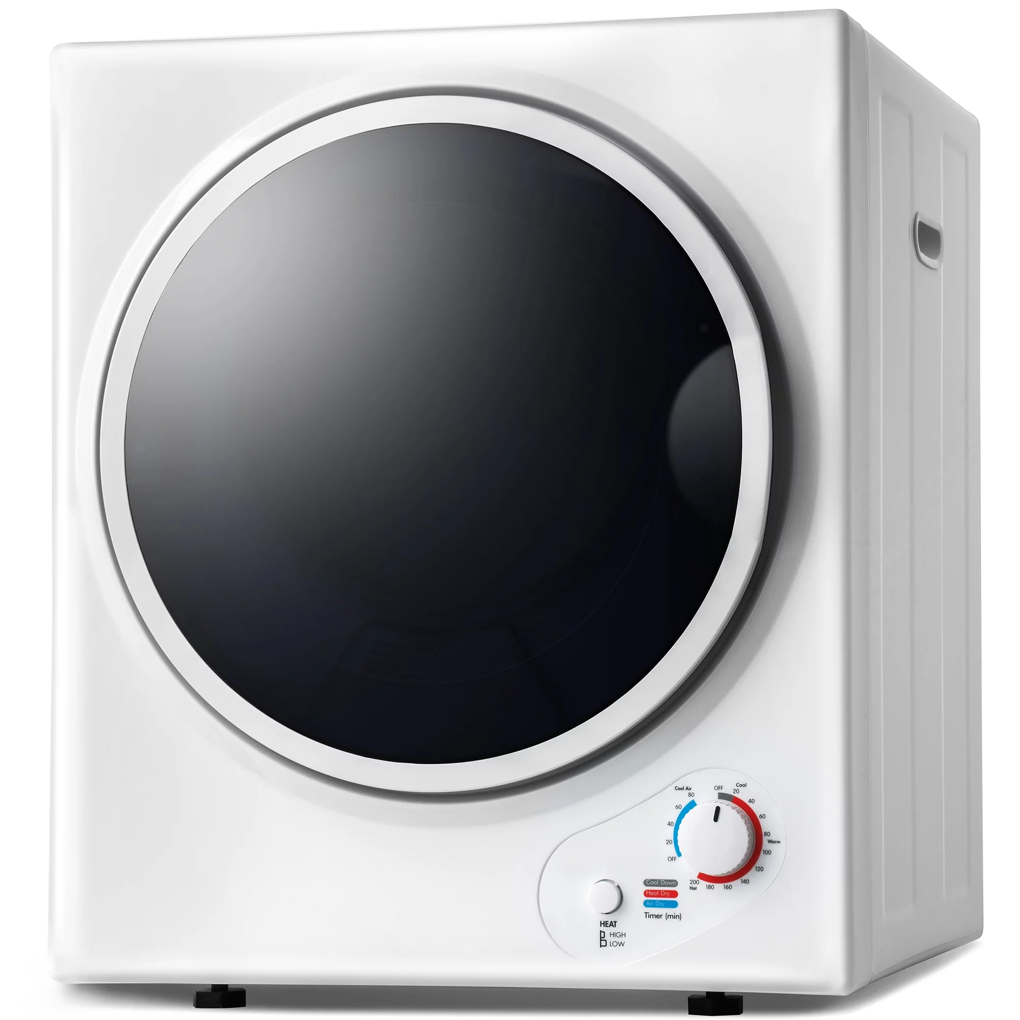 EUROCO 1.5Cu.ft Compact Laundry Dryer, Portable Clothes Dryer with 5 Drying Modes,Easy Knob Control,Wall Mount Dryer for Apartments(19.5''Lx 16.1''Wx23.8''H)