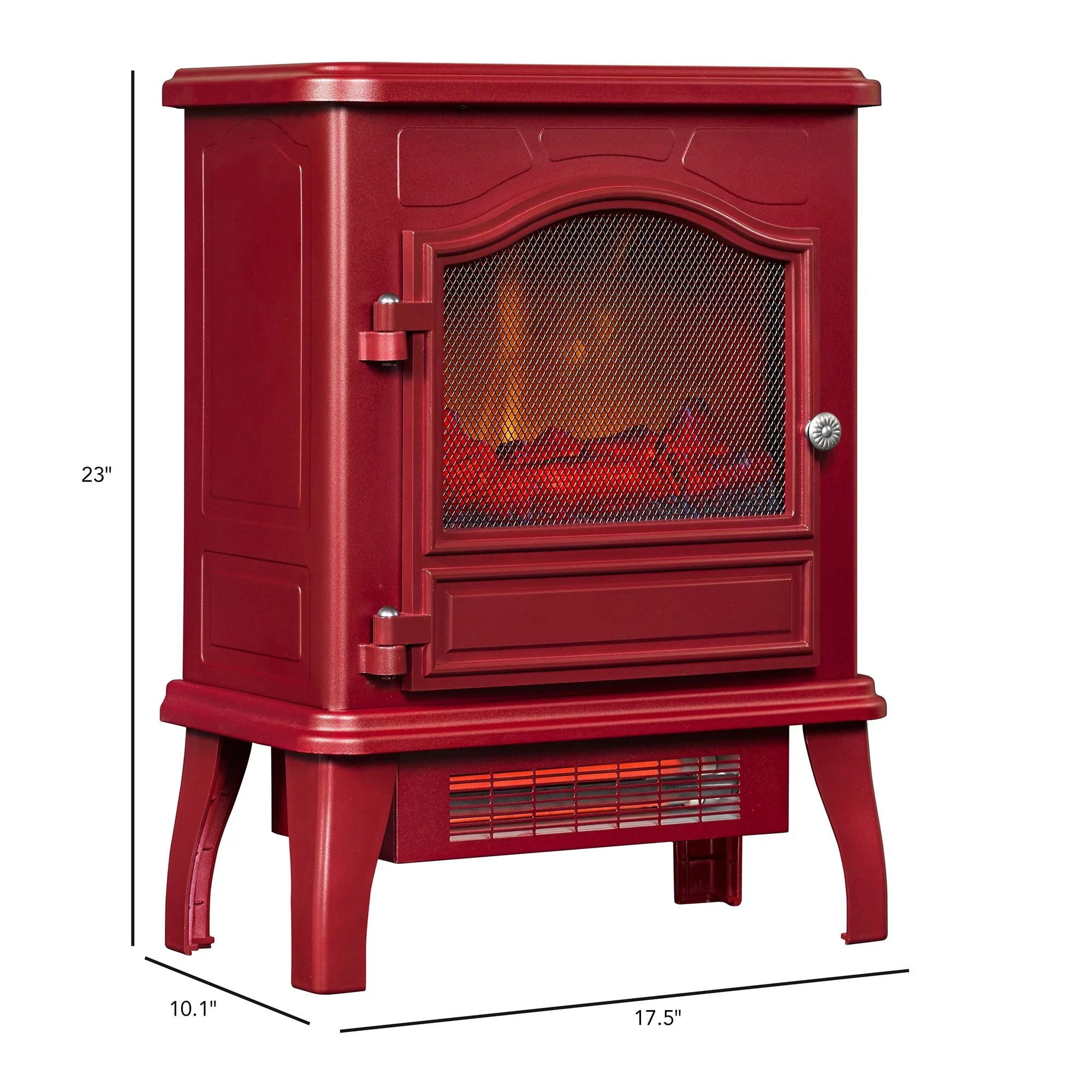 ChimneyFree Powerheat Infrared Quartz Electric Stove Heater, 1500W, Cinnamon