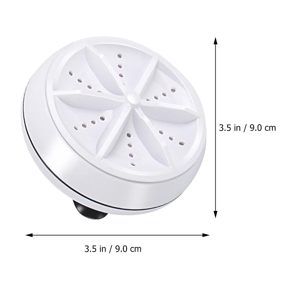 2 Pieces Rotate Scrubber Washer Machine Mini Portable Washing Supplies Travel Cleaner Clothes