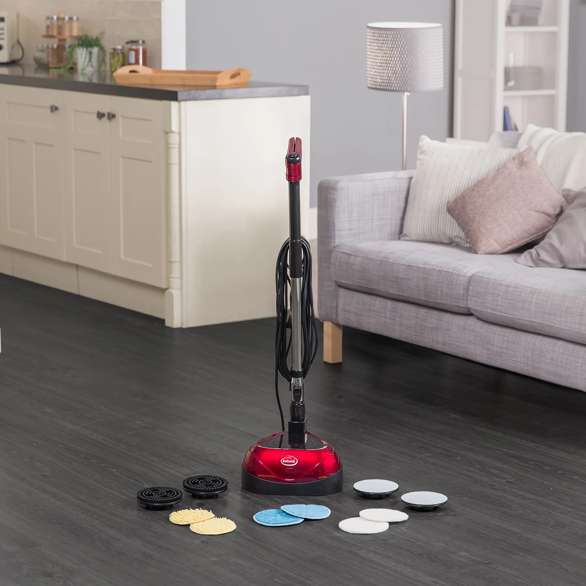 Ewbank 3-in-1 Floor Cleaner, Scrubber and Polisher Machine, Lightweight, 2200 RPM, EP170