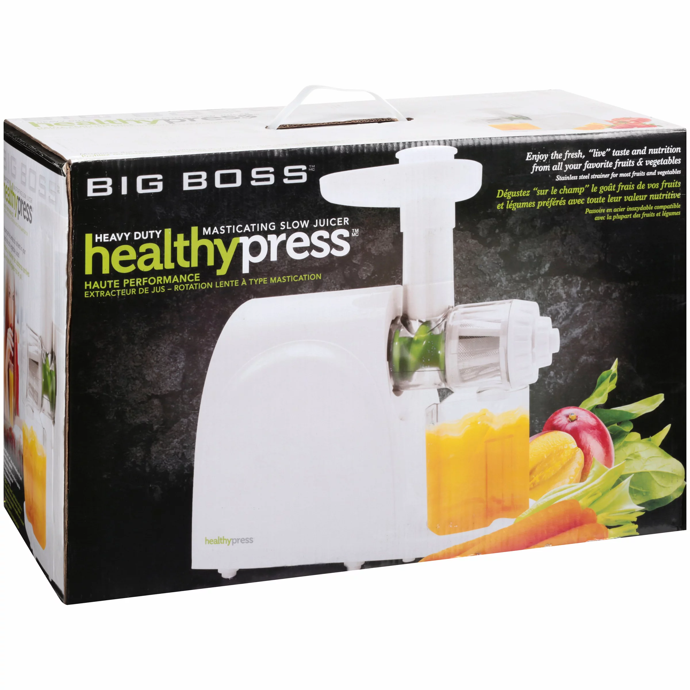 Big Boss? Healthypress? Heavy Duty Masticating Slow Juicer