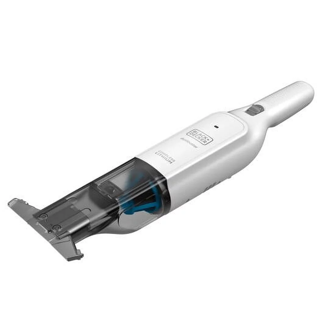 Black & Decker HLVC315B10 12V MAX Dustbuster AdvancedClean Cordless Slim Handheld Vacuum - White