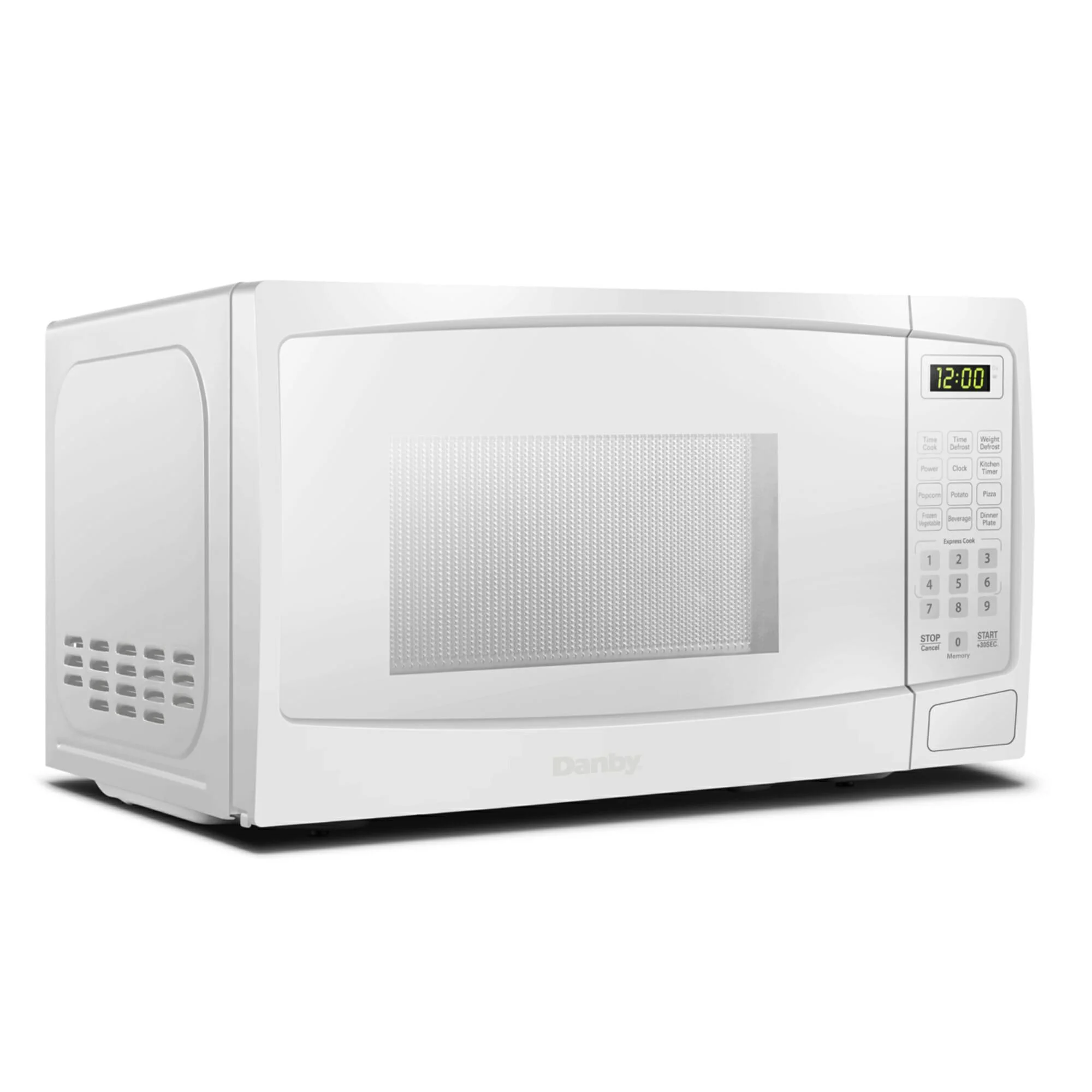 Danby 1000W 1.1 Cubic Feet Convenient User-Friendly Countertop Microwave, White