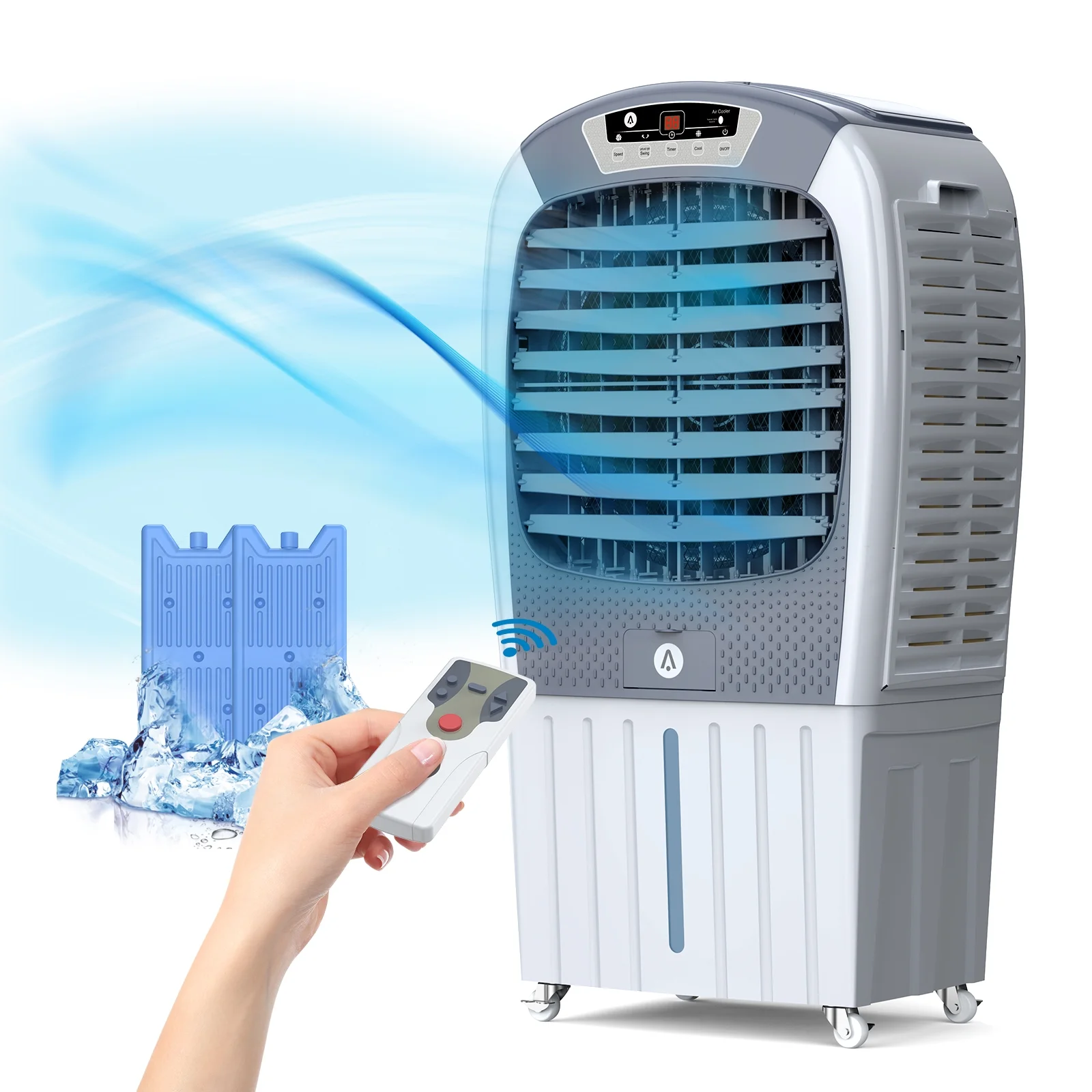 Evaporative Air Cooler Swamp Cooler Portable Air Conditioners for Outdoor Indoor Room Backyard Garage