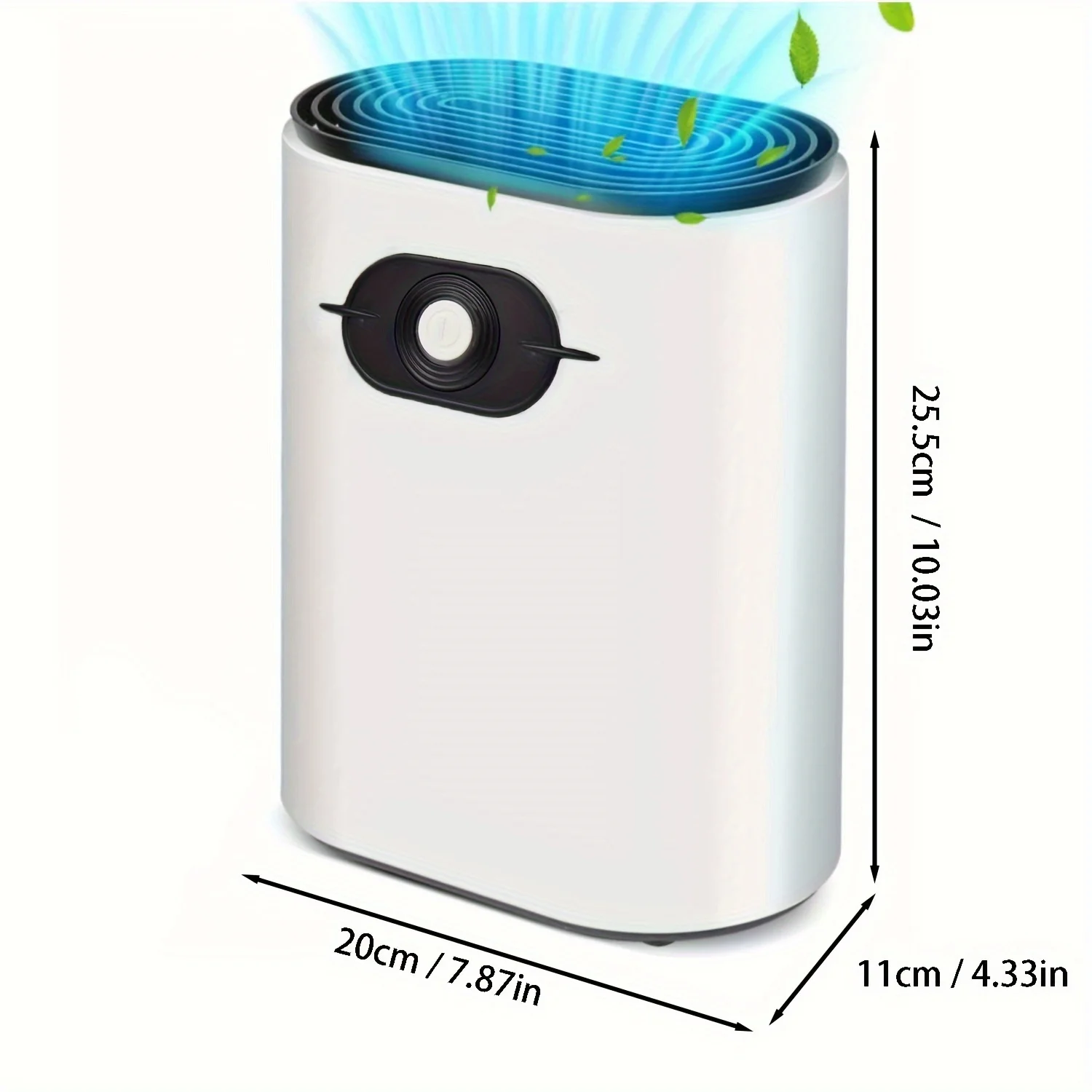 Demine Portable Mini Dehumidifier For Home 1200ml, Ultra Quiet Auto Shutoff Dehumidifier, For Closet Wardrobe Bedroom Kitchen Basement