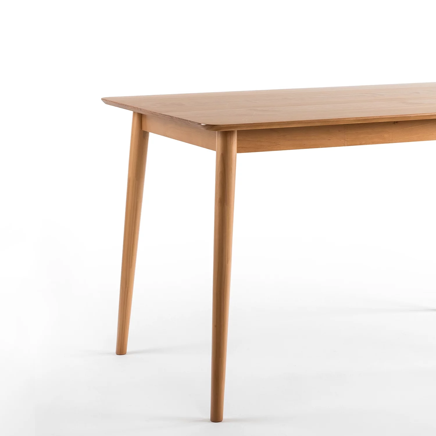 Desert Fields Jen 47' Indoor Wood Dining Table, Natural
