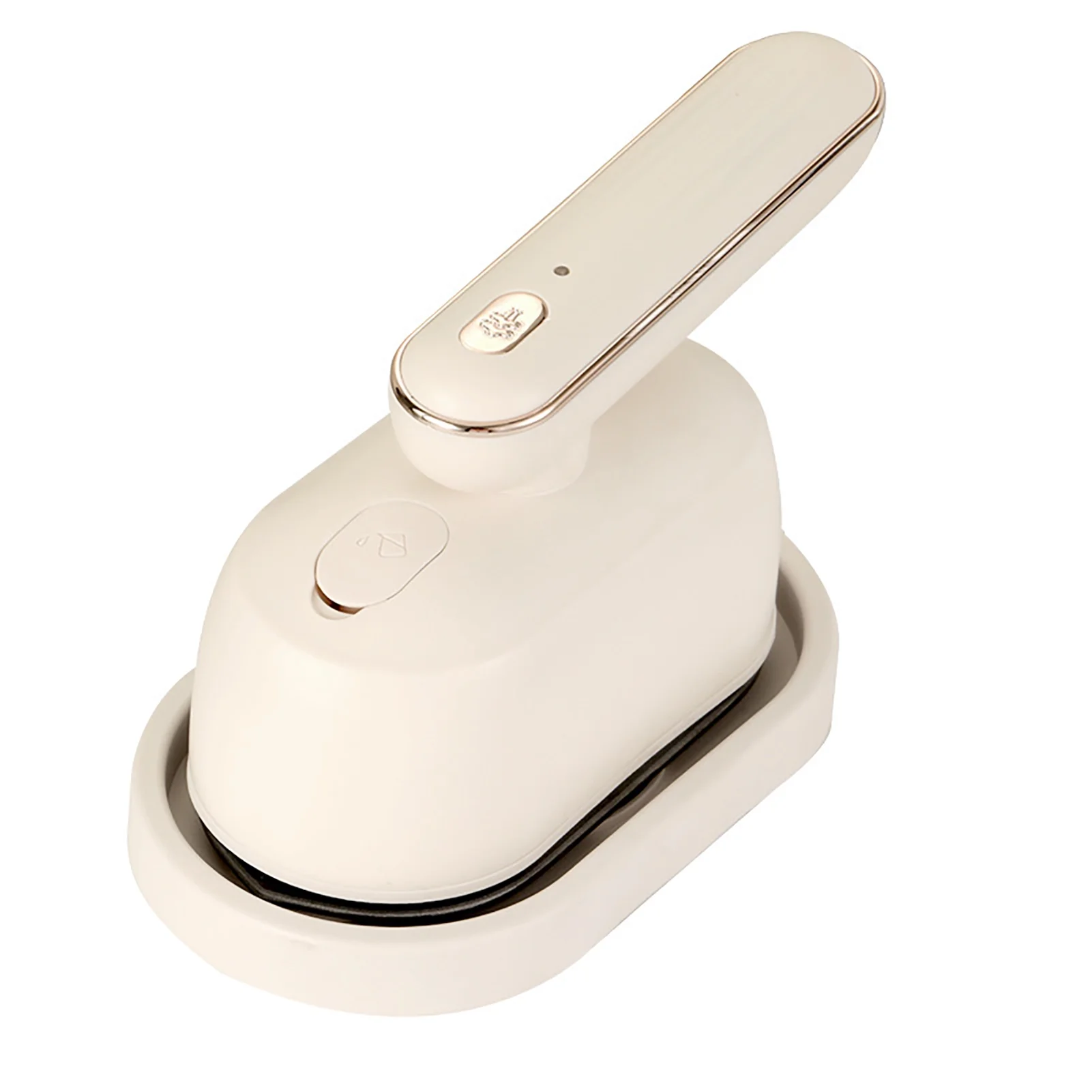 Frogued Handheld Steam Iron High Temperature Wet Dry Dual Modes Non-Stick Soleplate Portable Folding Handle Ironing Clothes Mini Fine Mist Electric Garment Iron Household Products (US Plug)