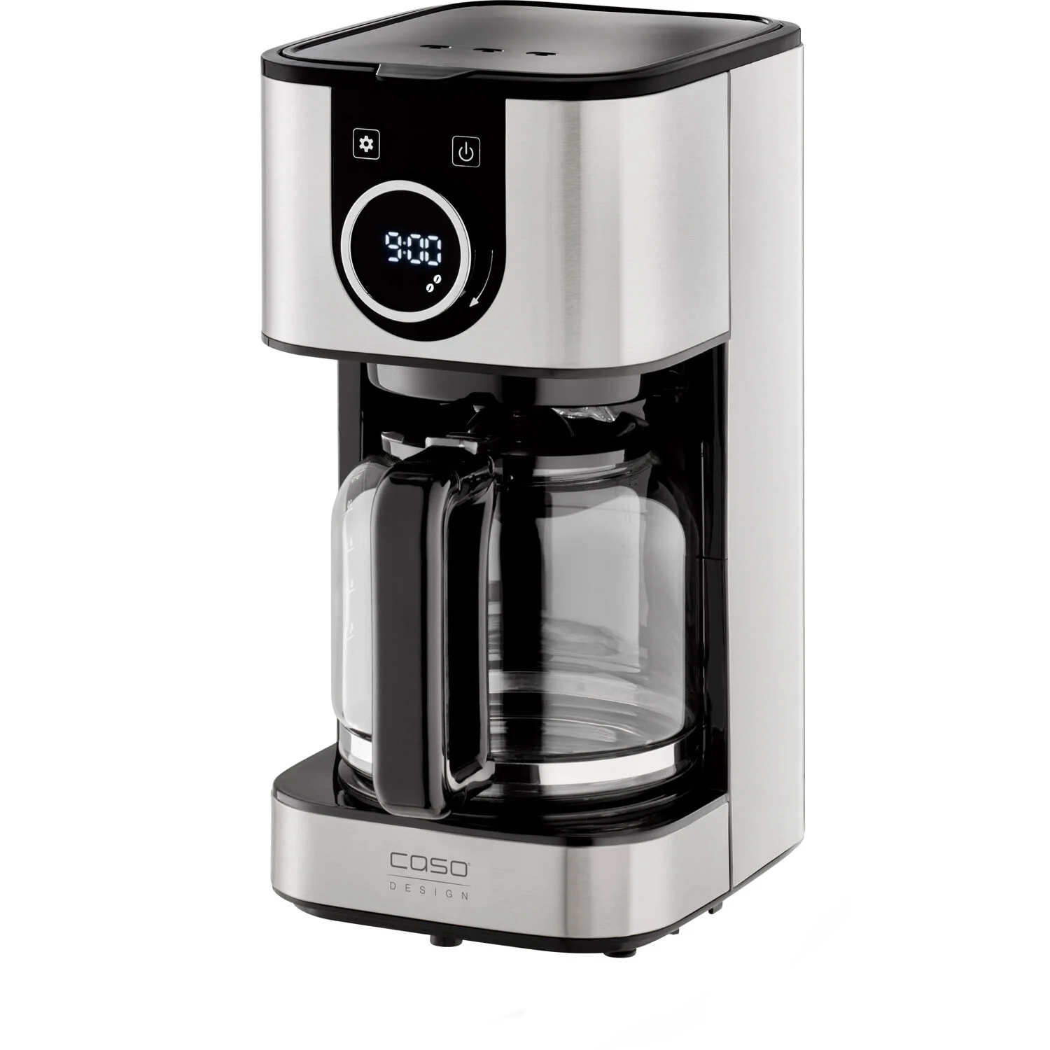 Caso Design Hot Brew 10 cup Coffee Maker with Fomini High-Speed Hand Milk Frother