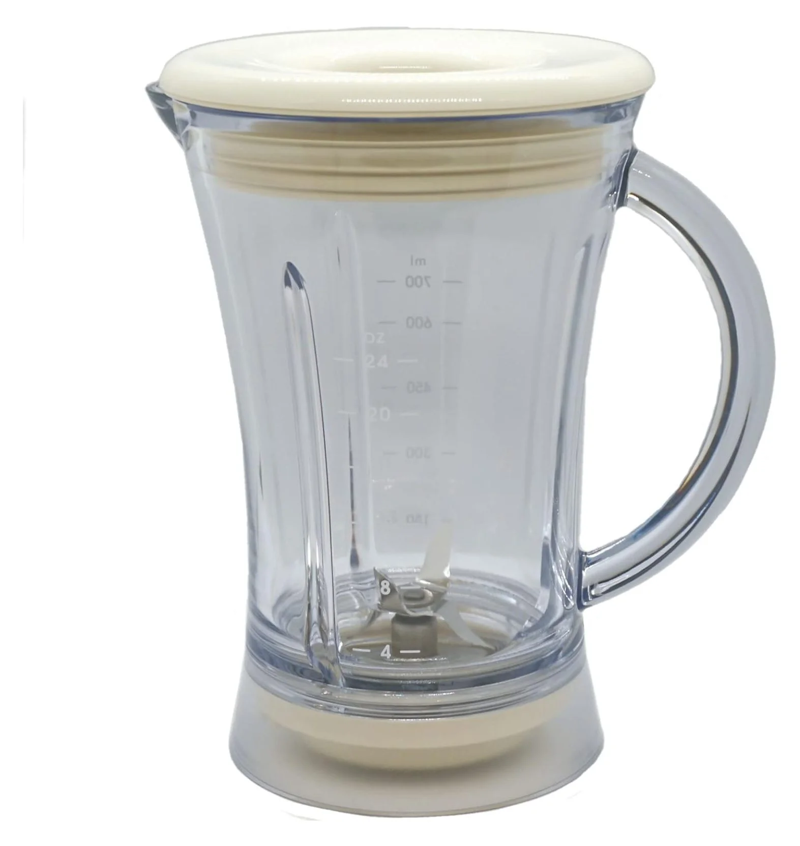 24 Oz Creme Plastic Blender Jar Assembly fits Margaritaville, 129908-000-000