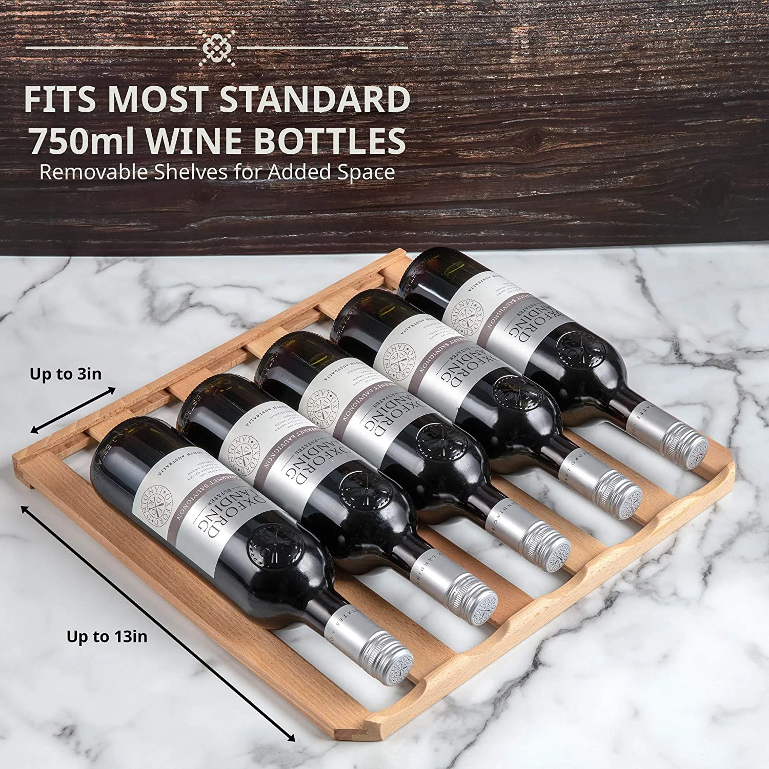 Ivation 34 Bottle Freestanding Wine Refrigerator W/ Lock, Silver