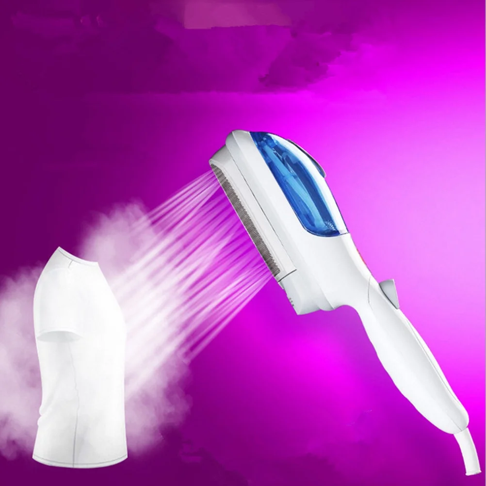 800W 110V Electric Portable Handheld Garment Steamer Fabric Steamer Dryer Laundry Clothes Iron Steam Brush Hanging Ironing Machine for Family and Travel (US Plug)