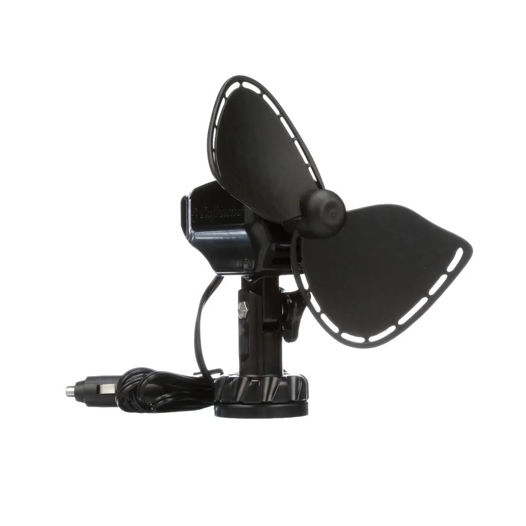 Caframo Limited 747DCBCS Fan Ultimate 7�� 2 Spd 12V Black Lighter Plug w/6' Cord
