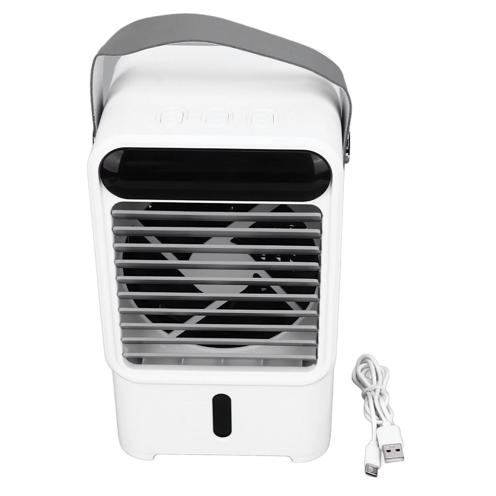 Fan Humidifier 500ml USB Powered 6W 2A 5V Air Cooler Three Levels Adjustable Pull Out Design Windowless Air Conditioner